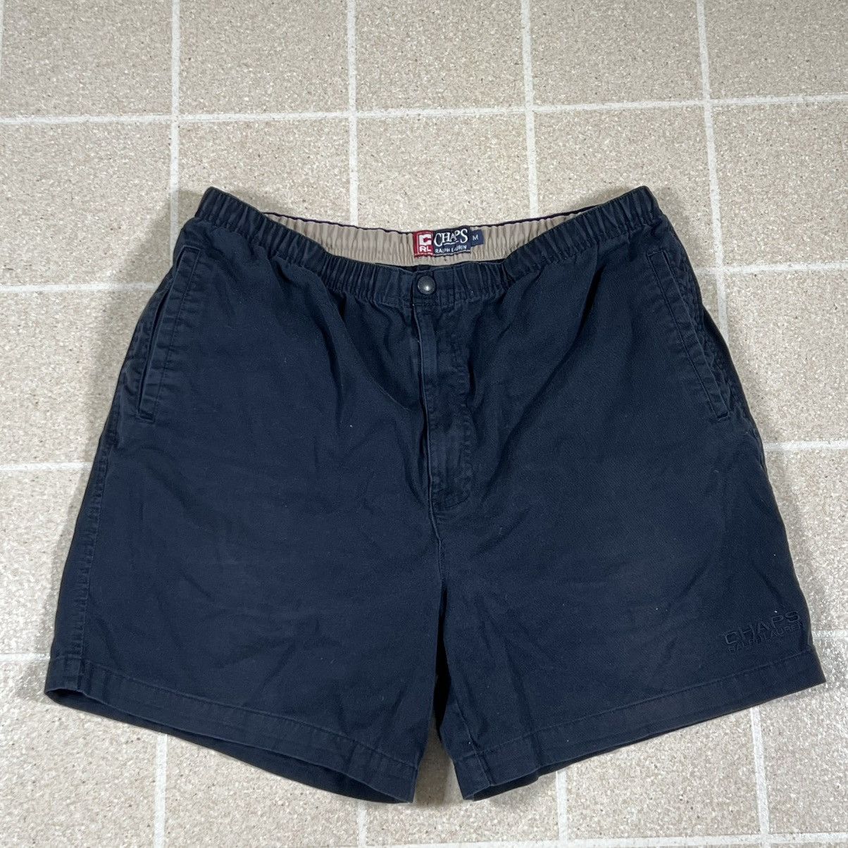 Chaps Ralph Lauren Vintage 90s Chaps Ralph Lauren Navy Blue Chino Shorts Size M Size US 30 / EU 46 - 1 Thumbnail
