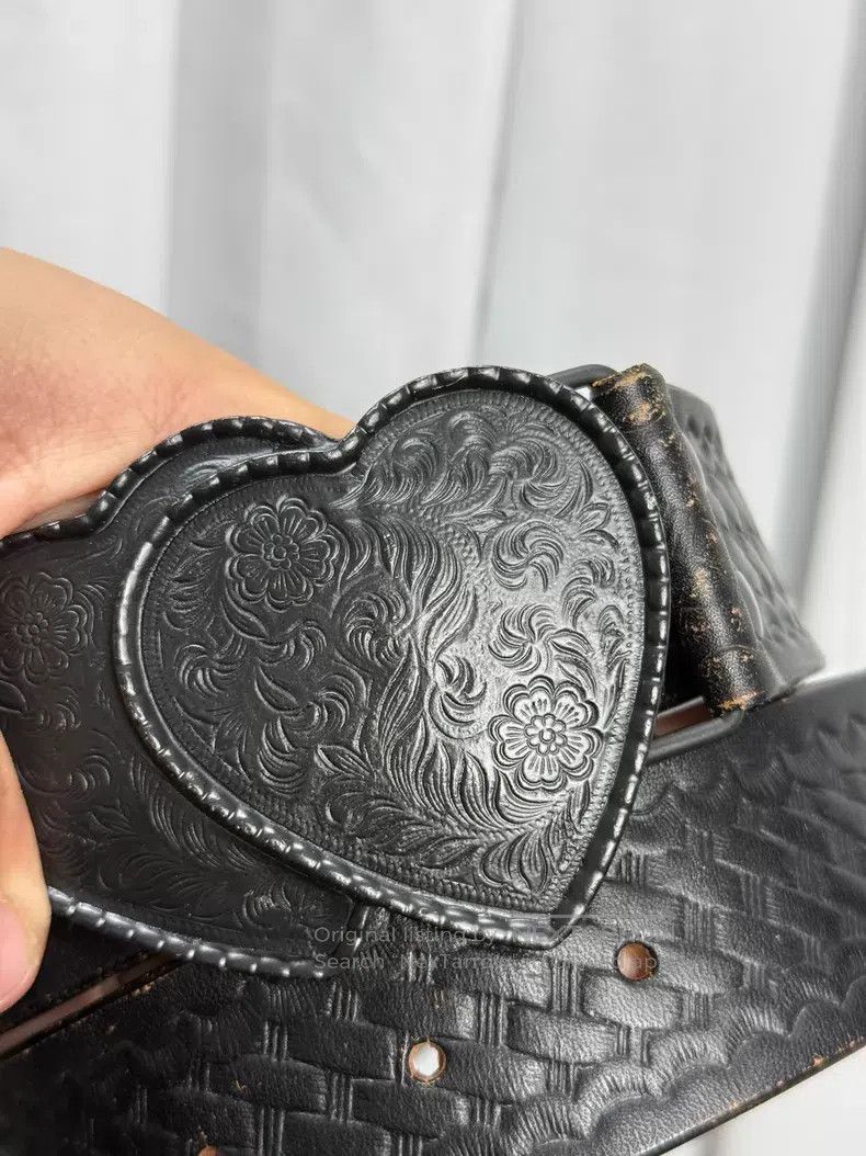 Number (N)ine Number (N)ine Star Woven Leather Belt Size ONE SIZE - 2 Thumbnail