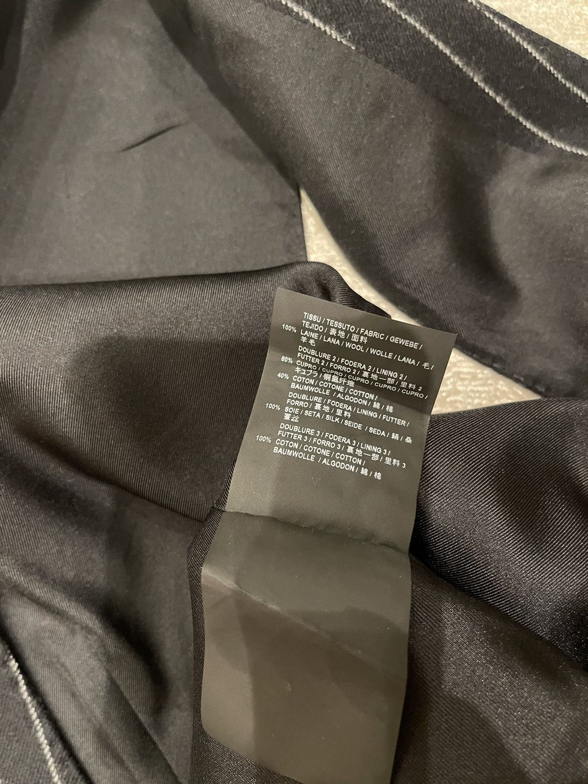 Hedi Slimane × Saint Laurent Paris FW 2016 Palladium complete suit Size 46R - 16 Thumbnail
