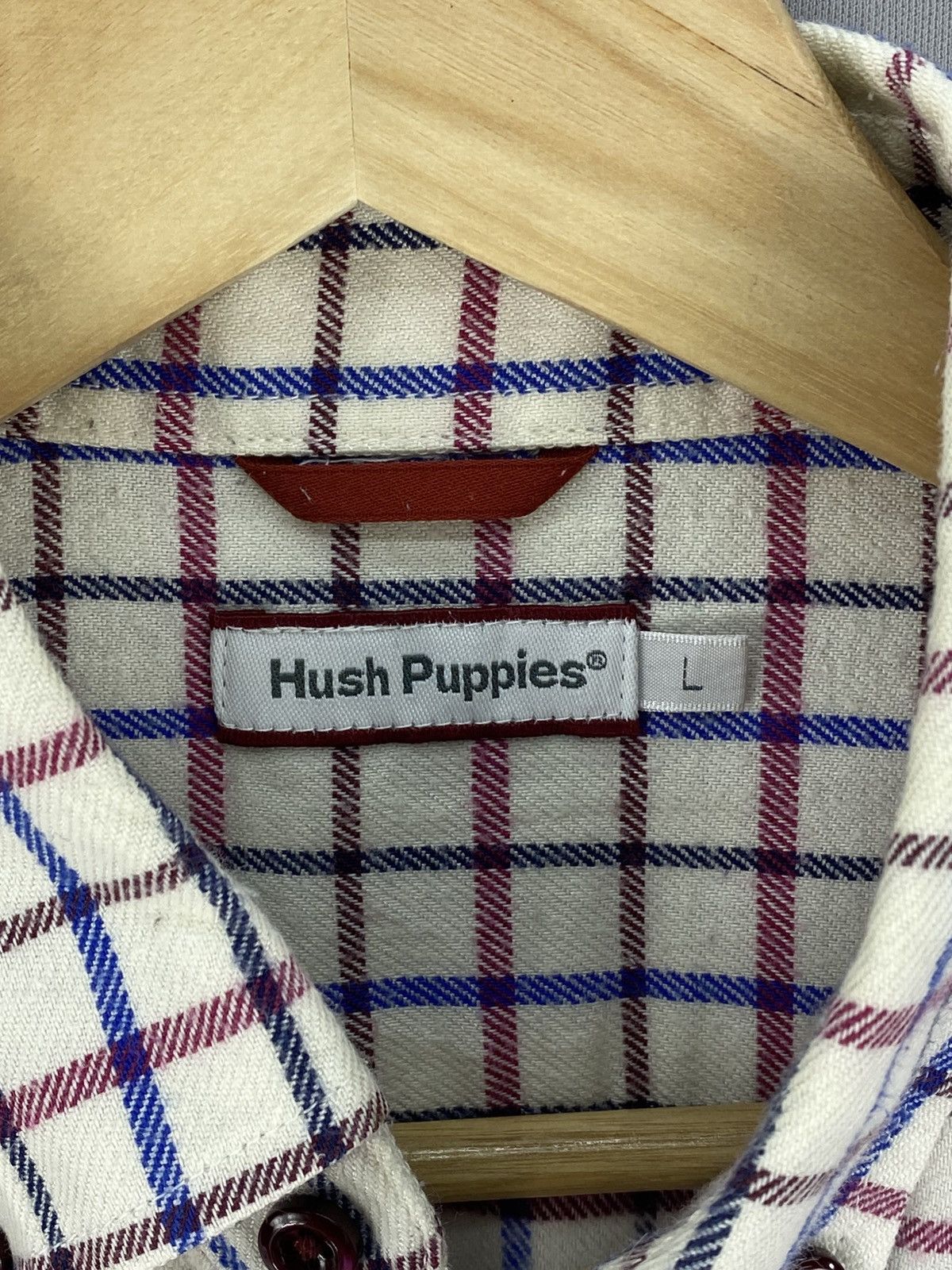 Hush Puppies Hush Puppies Flannel Grid Check Shirt Button Up Size US M / EU 48-50 / 2 - 12 Thumbnail