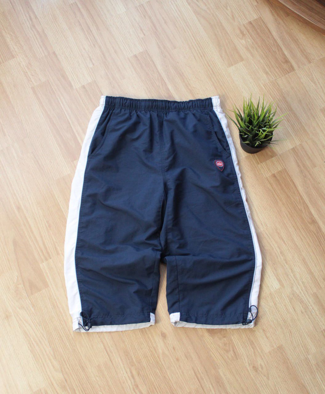 Vintage 🔥 90s NIKE DRILL SHORTS Rare Y2K Logo Japan Style Court Size US 32 / EU 48 - 1 Thumbnail