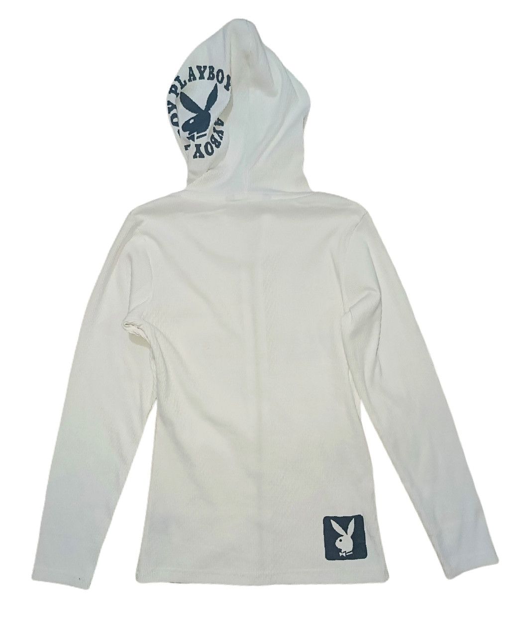 Playboy Vintage Playboy Rib Hoodie Zip Up Size M / US 6-8 / IT 42-44 - 2 Thumbnail