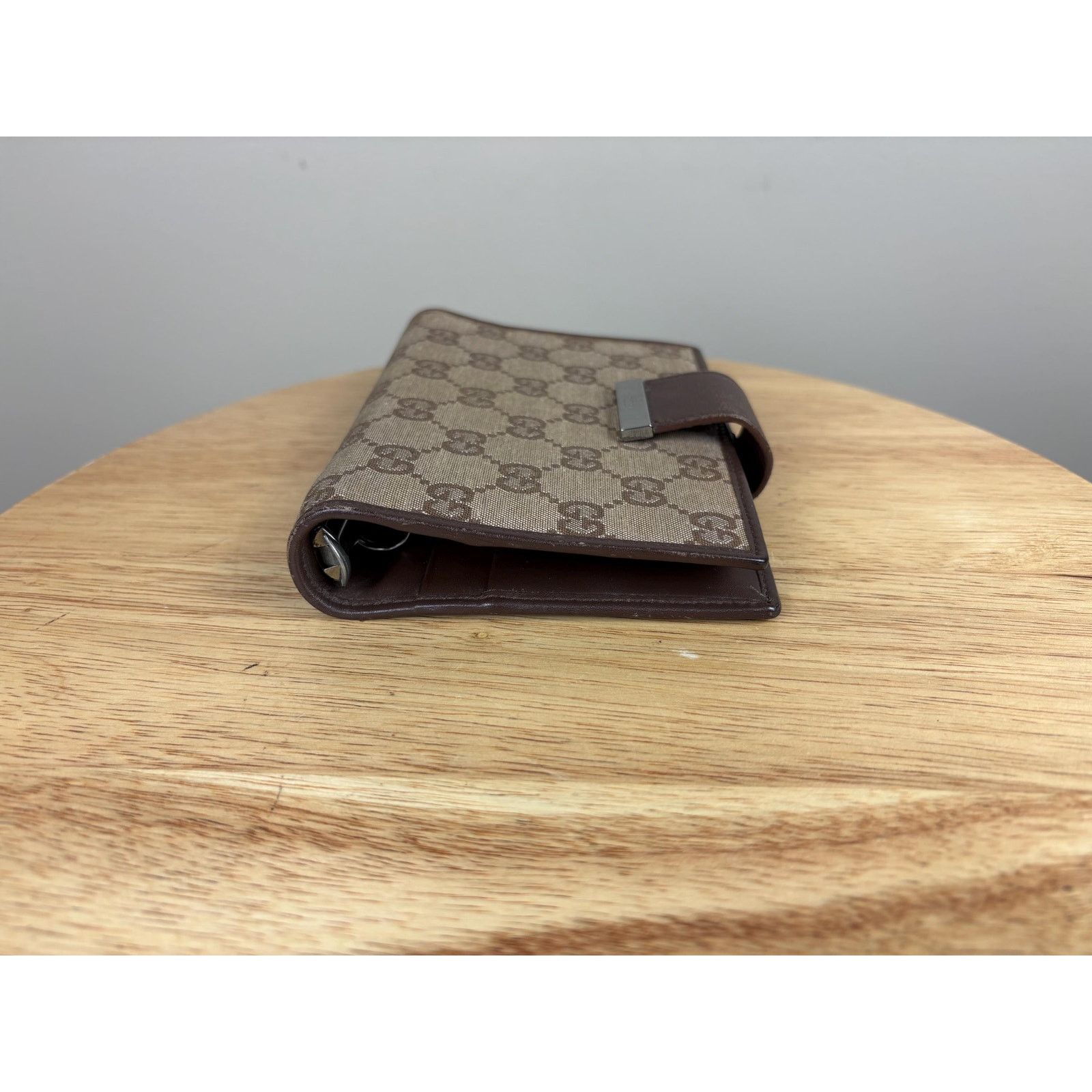 Gucci Authentic Gucci Compact Agenda GG Black Size ONE SIZE - 4 Thumbnail