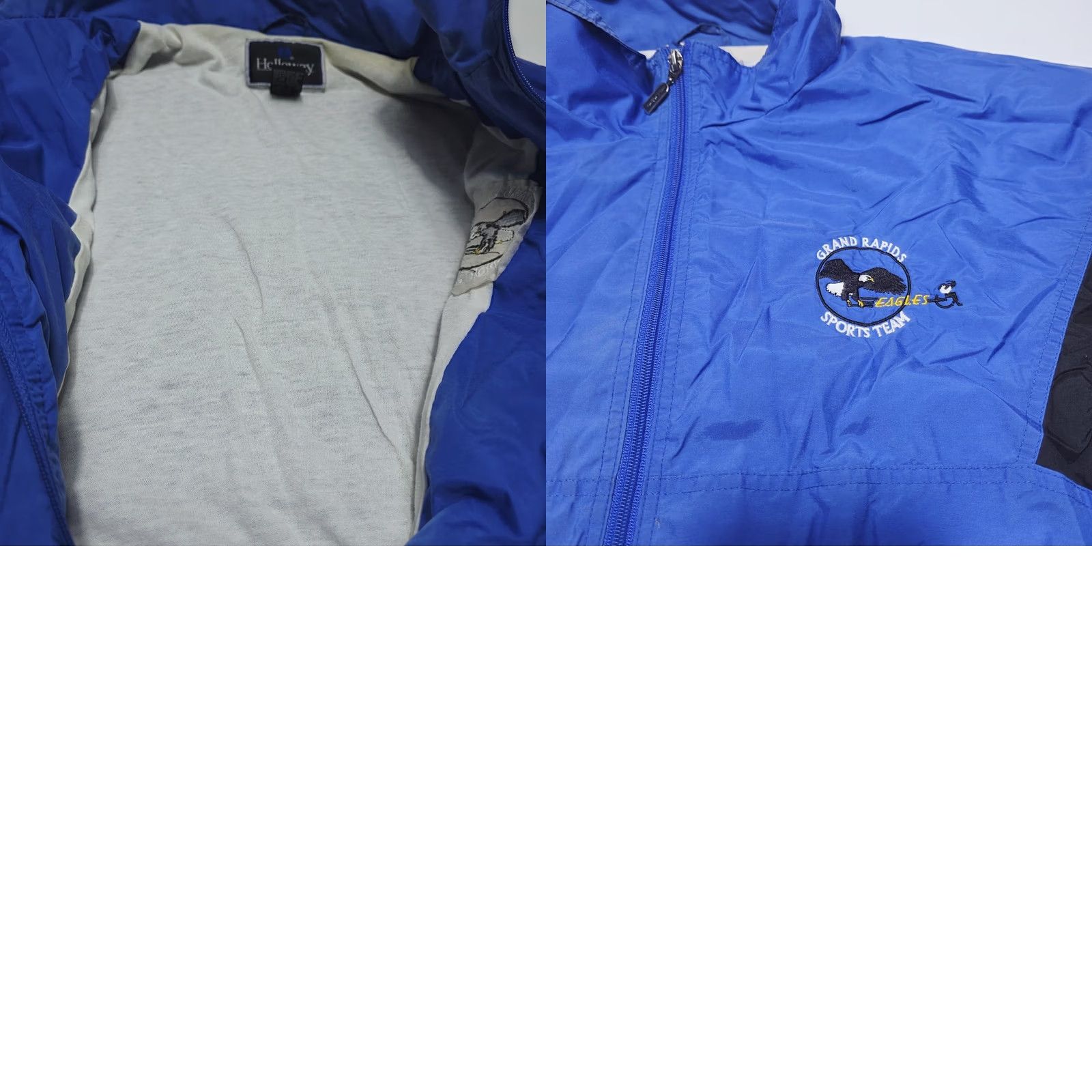 Holloway VINTAGE Holloway Track Jacket Mens Large Blue 90s Team Sports Windbreaker Full Zip Size US L / EU 52-54 / 3 - 8 Thumbnail