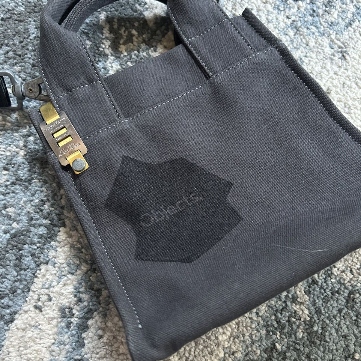 Objects IV Life DANiEL ARSHAM CANVAS MiNi TOTE CROSSBODY SiDE BAG ANTHRACiTE Size ONE SIZE - 1 Thumbnail