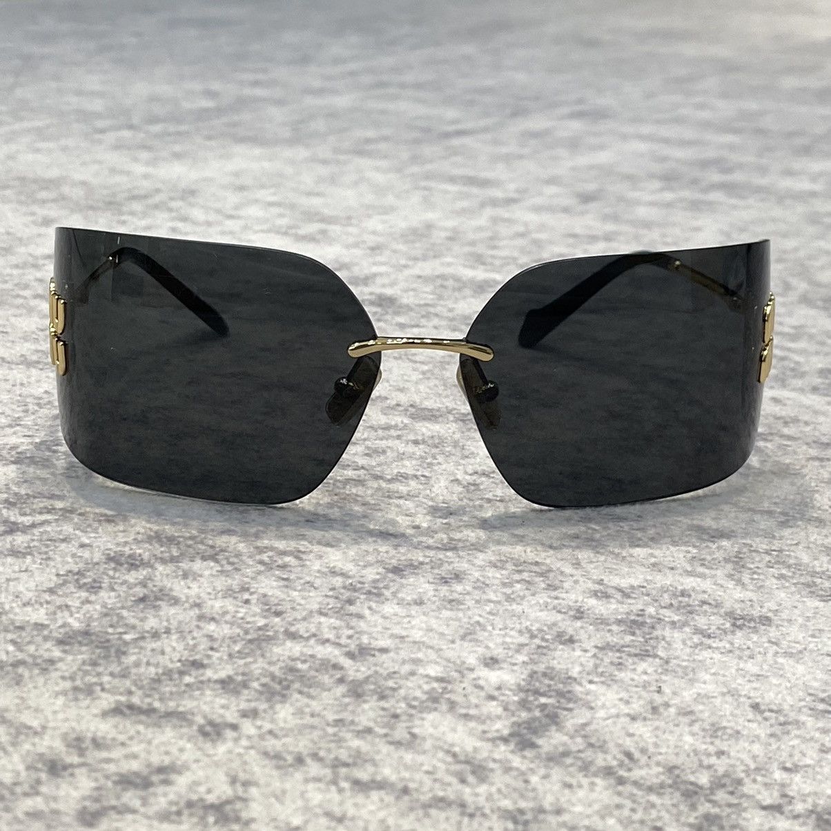 Miu Miu MIU MIU MU 54YS 5AK5S0 Sunglasses DARK GREY Size ONE SIZE - 6 Thumbnail