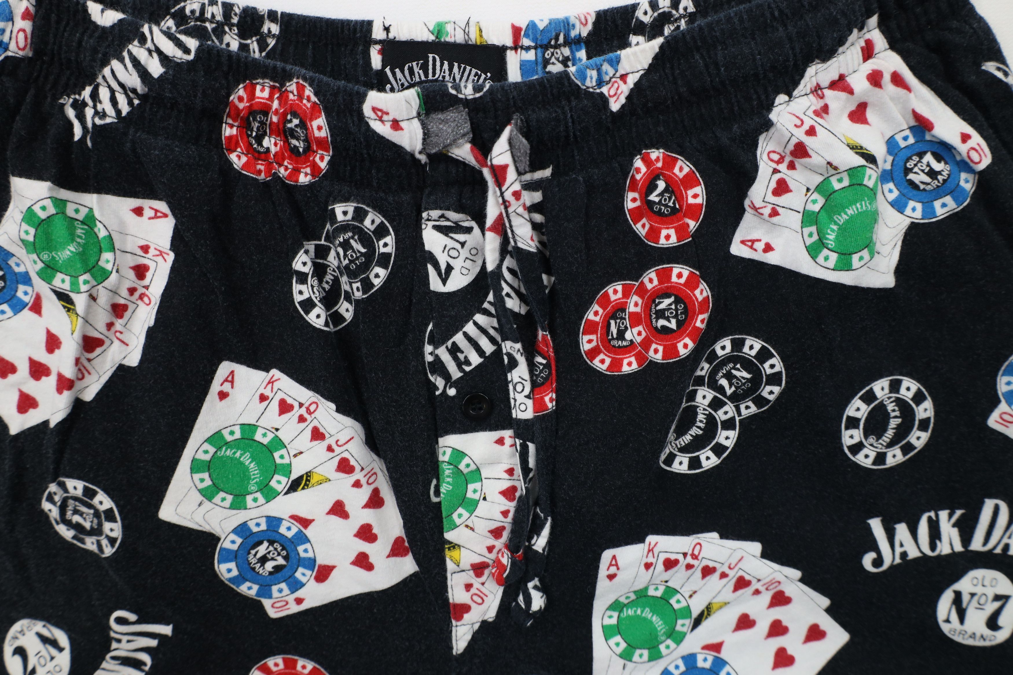 Vintage Vintage Y2K 2005 Jack Daniels Whisky Wide Leg Pajama Pants Size US 36 / EU 52 - 5 Thumbnail