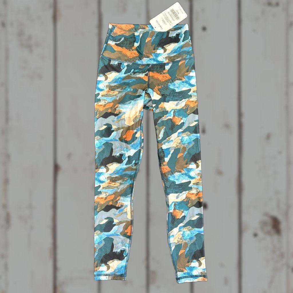 Fabletics Fabletics Leggings The Define High Waisted ⅞ 2XS XXS Pocket UPF 50+ Moisture Wicking Multicolor Knit Clothing Women Run Yoga | Leggings Size 24" / US 00 / IT 34 - 1 Thumbnail