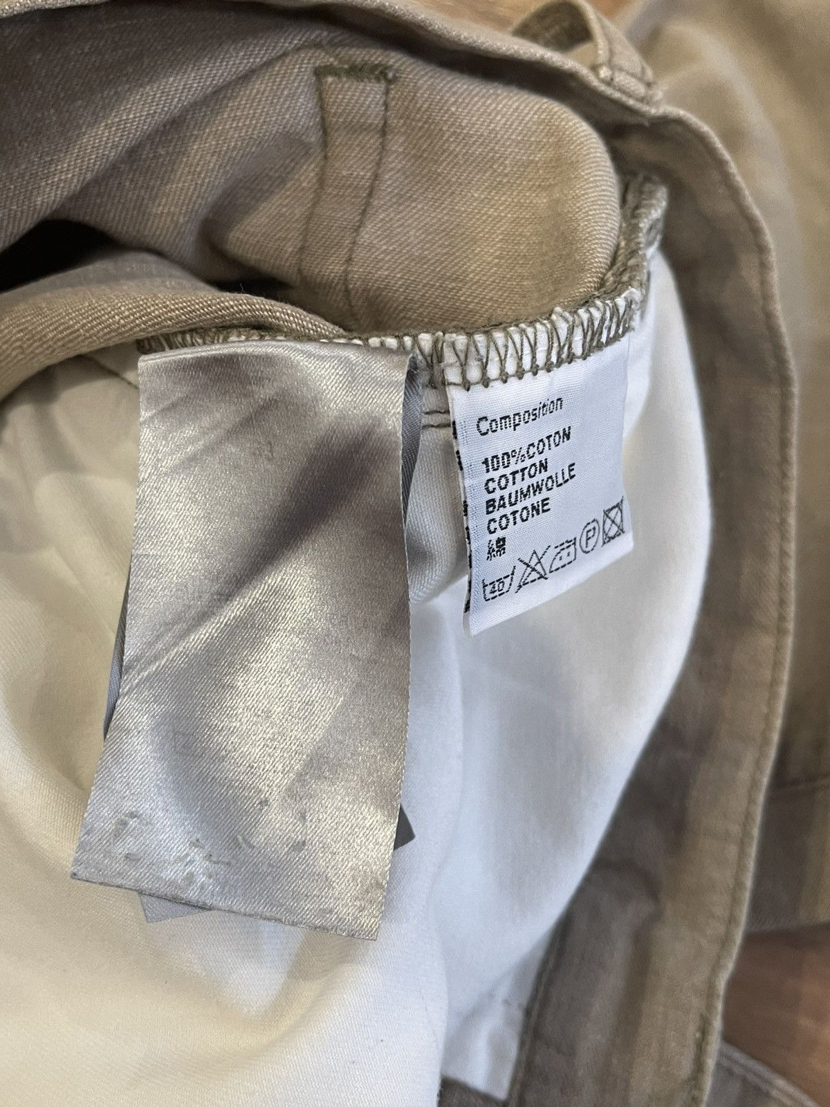 Dior Dior Homme sz33 Beige jeans pants hedi kva Size US 33 - 10 Thumbnail
