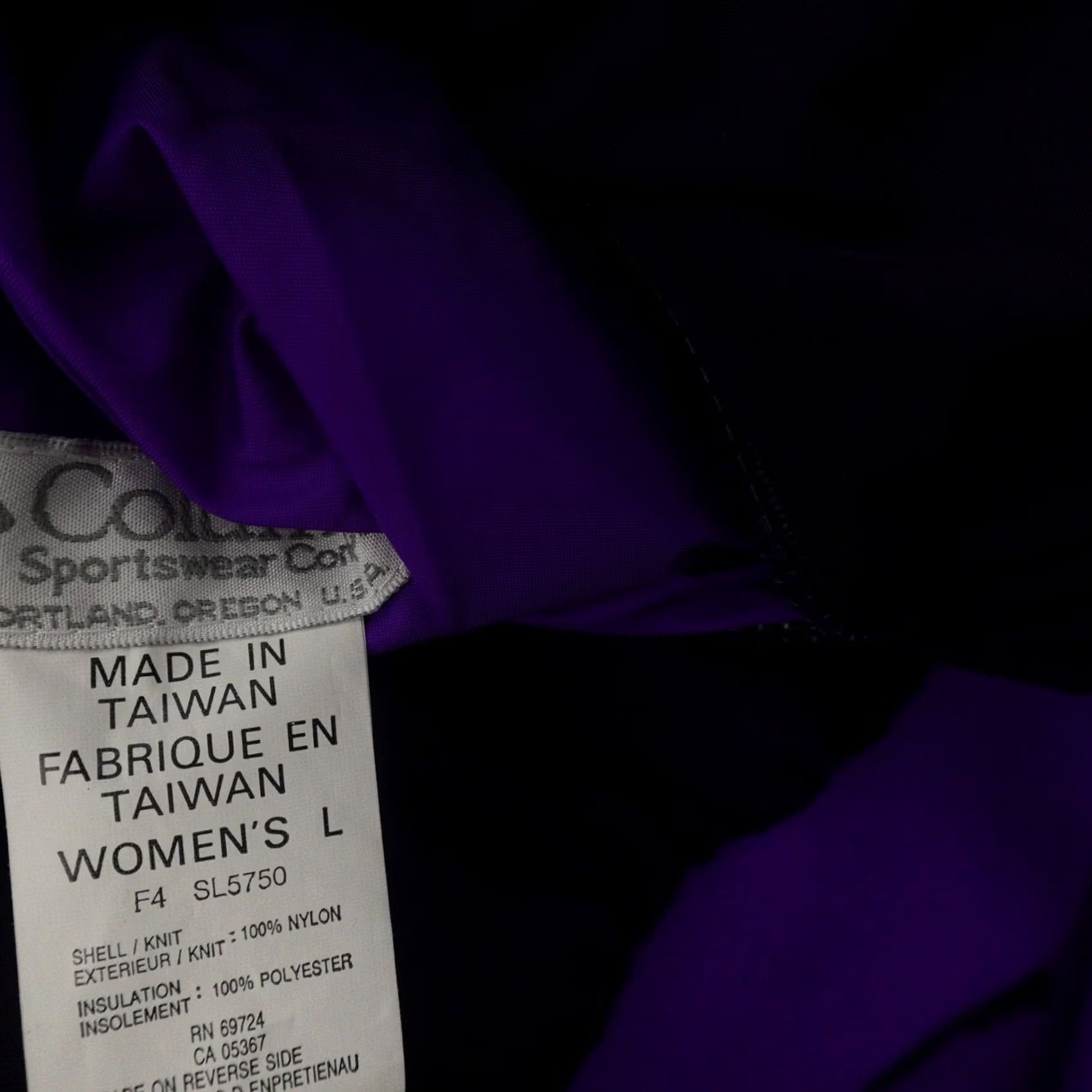Vintage VINTAGE Columbia Jacket 3-in-1 Winter Purple L (22X29) Women 90s 90s Theme Measurements in Pictures Size L / US 10 / IT 46 - 5 Thumbnail