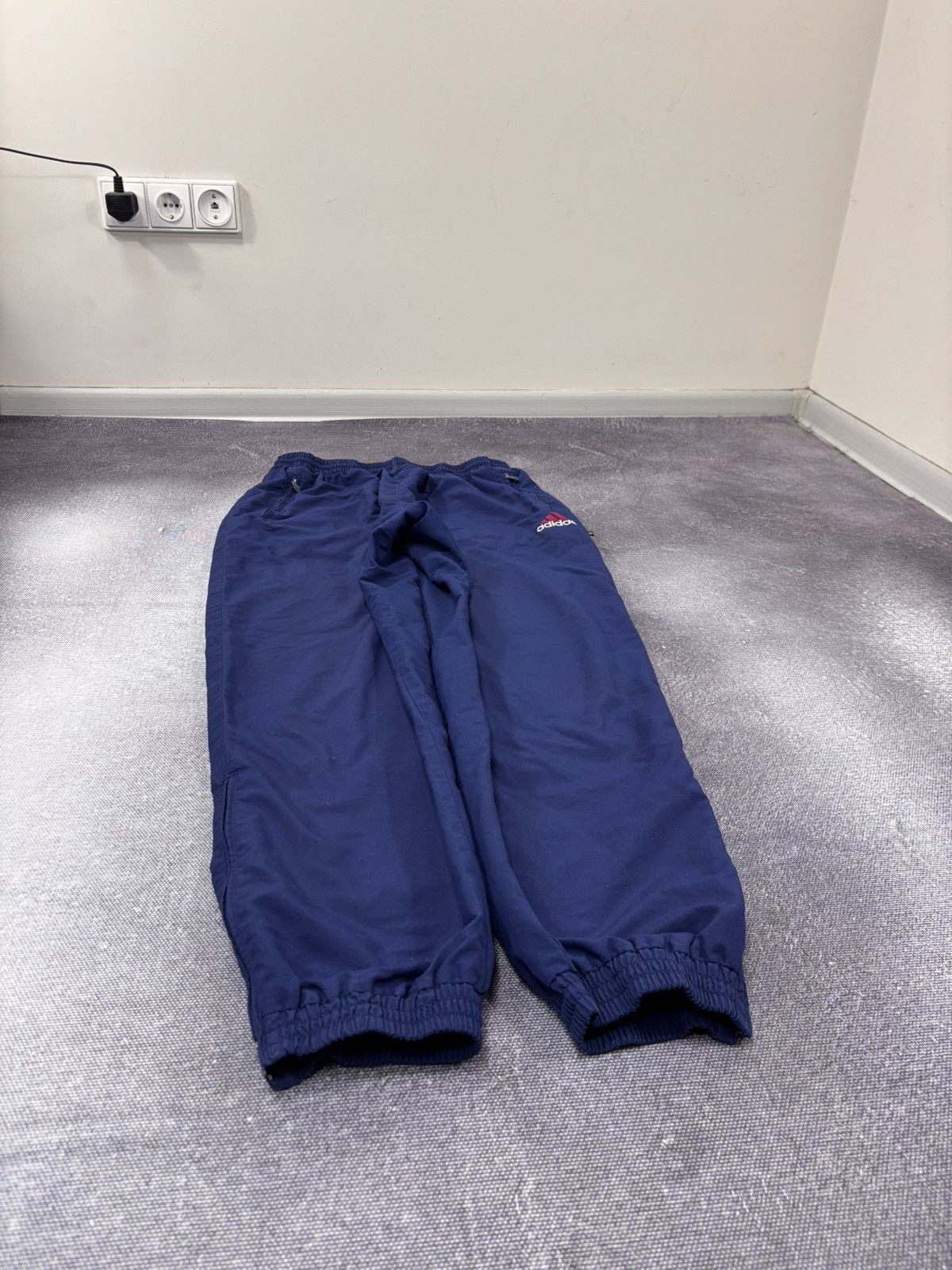 Adidas Vintage 1990s Adidas Y2K Tracksuit Blue Baggy Retro Hype Size US XL / EU 56 / 4 - 7 Thumbnail
