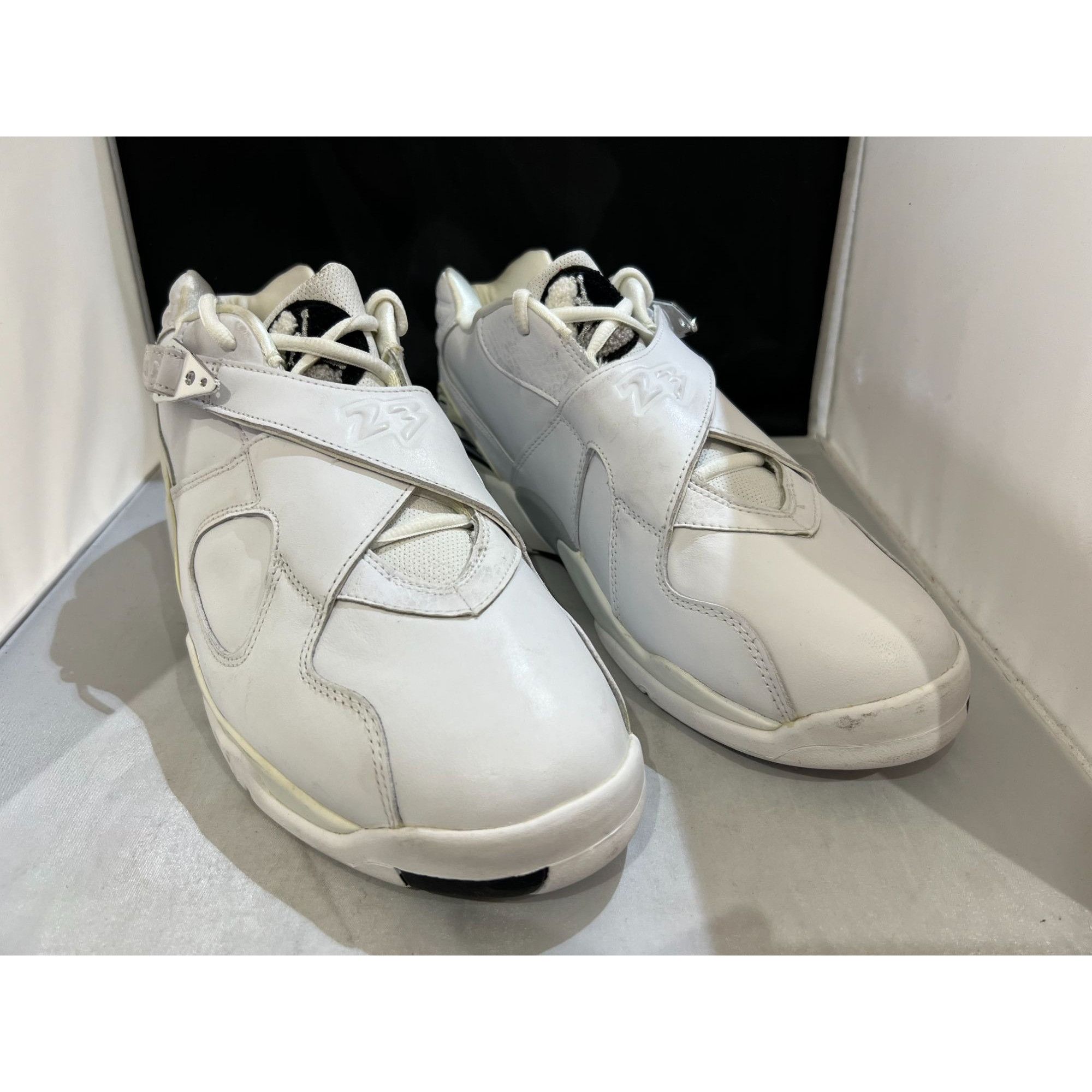 Jordan Brand Jordan 8 Retro Low White Metallic Silver - 306157 101 Men's Size US 12.5 / EU 45-46 - 5 Thumbnail