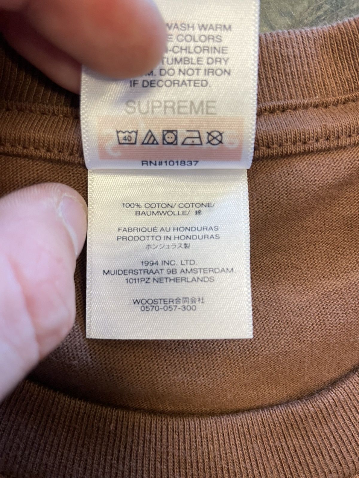 Supreme Supreme Pow Tee Size US XL / EU 56 / 4 - 5 Thumbnail
