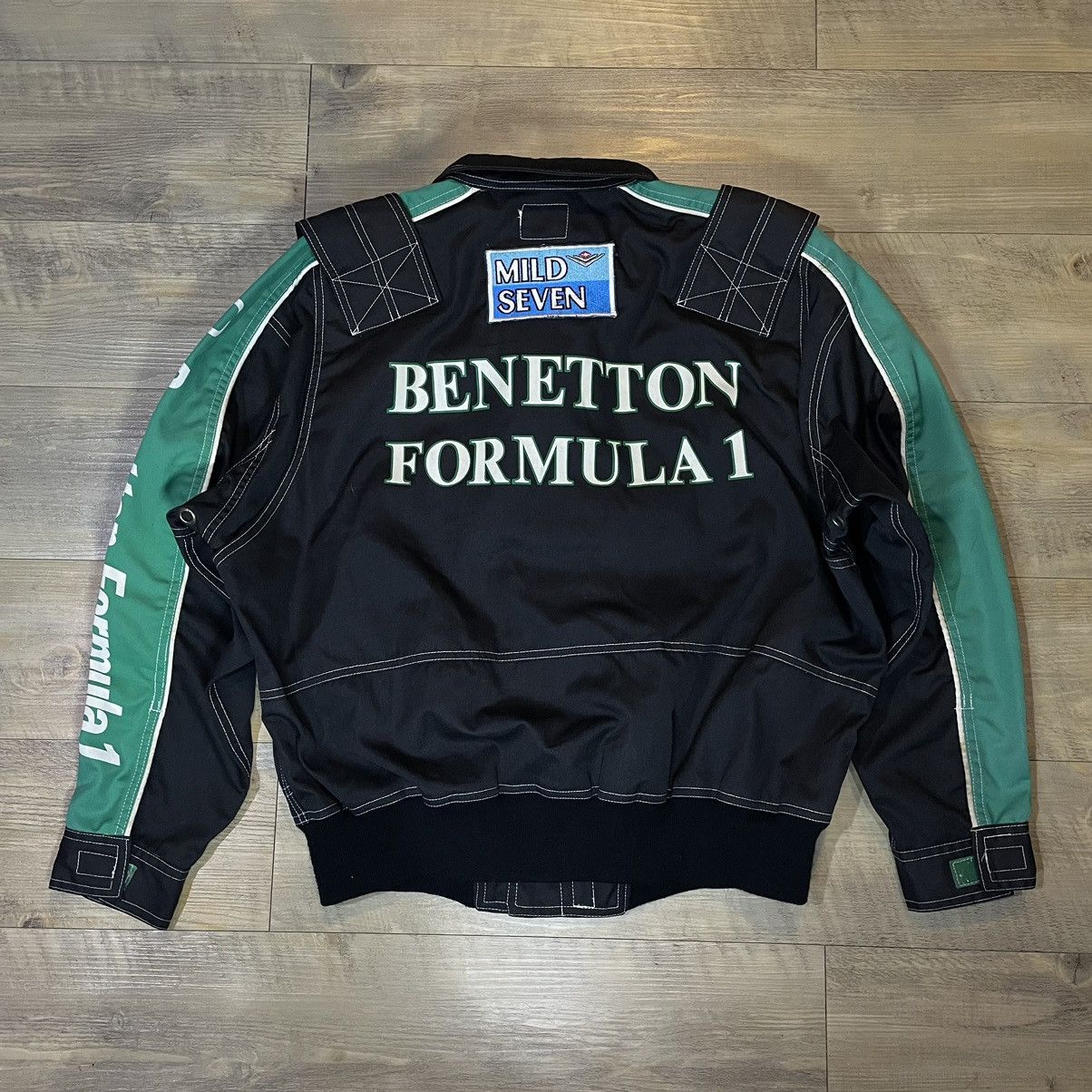 Benetton Vintage benetton formula 1 world championship racing jacket Size US S / EU 44-46 / 1 - 2 Thumbnail