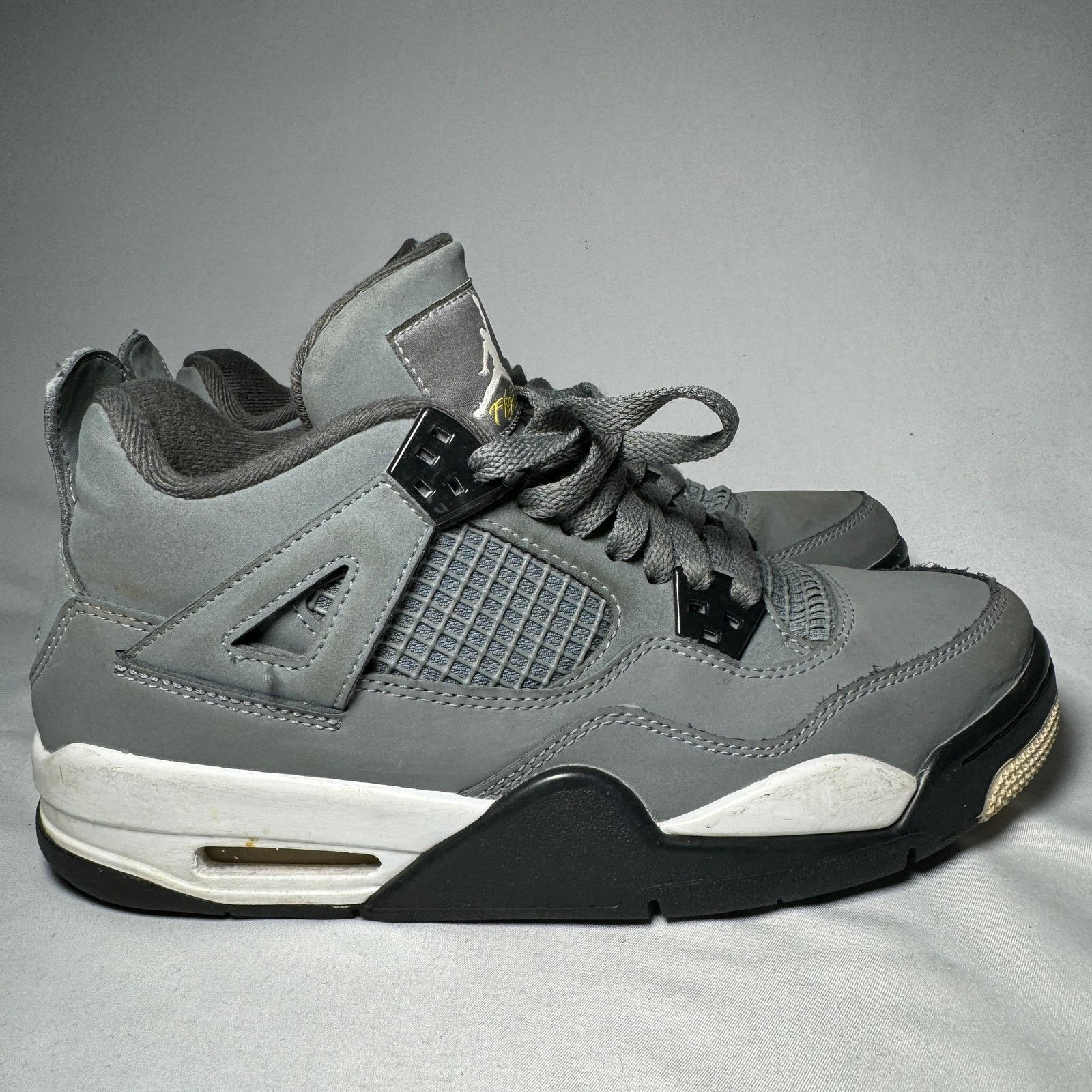 Jordan Brand × Nike Size 7 Nike Air Jordan 4 Retro GS Cool Grey 2019 Men's Shoes Size US 7 / EU 40 - 1 Thumbnail