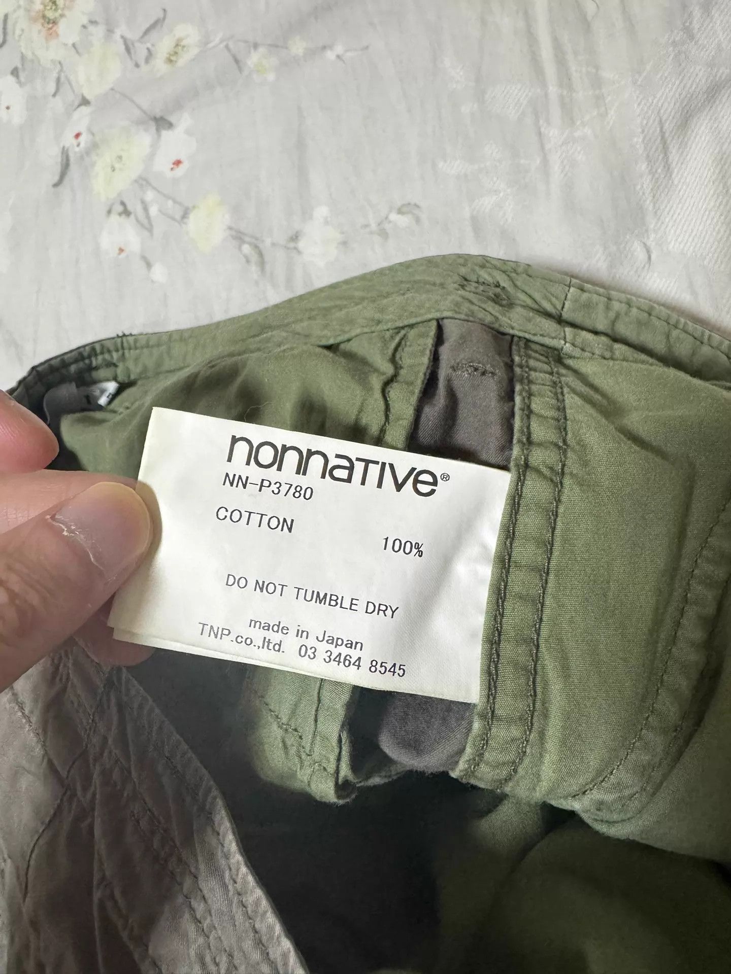 Nonnative nonnative 25ss TROOPER 6P Sulfur Wash Military Green S Size US 30 / EU 46 - 4 Thumbnail