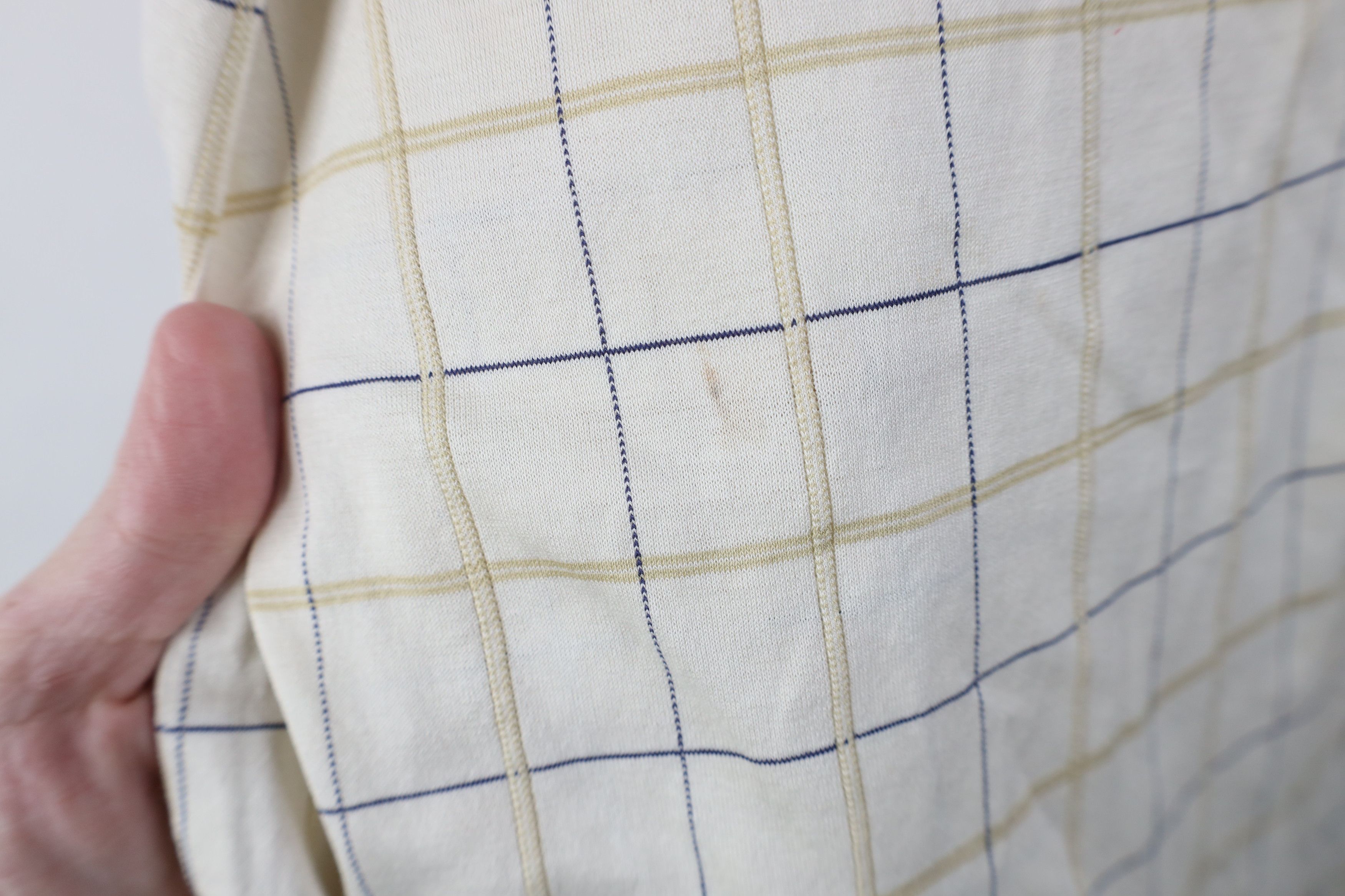 Nautica Vintage 90s Nautica Checkered Knit Collared Golf Polo Shirt Size US M / EU 48-50 / 2 - 7 Thumbnail