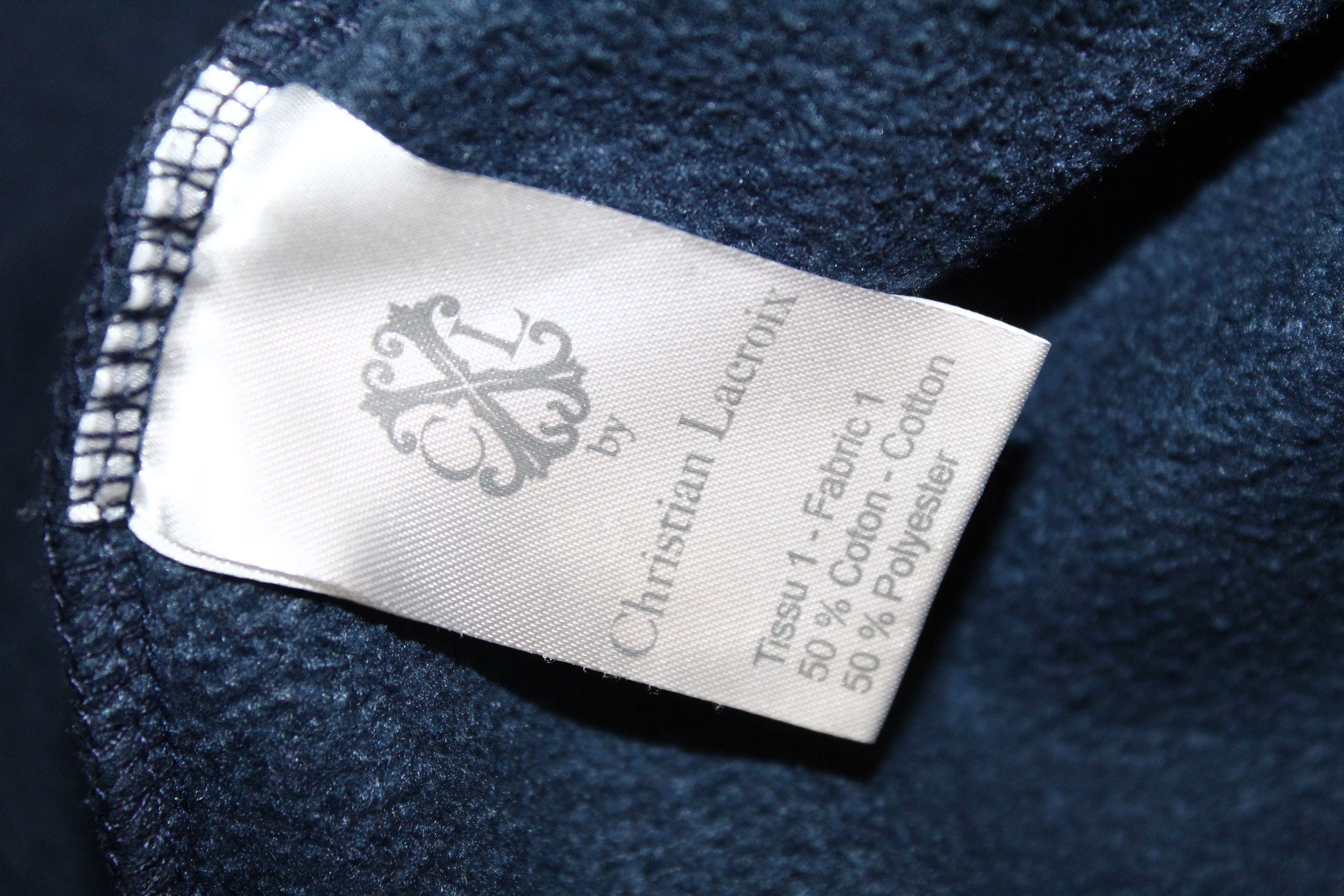 Christian Lacroix CXL by Christian Lacroix big logo embroidery crew sweatshirt Size US S / EU 44-46 / 1 - 7 Thumbnail