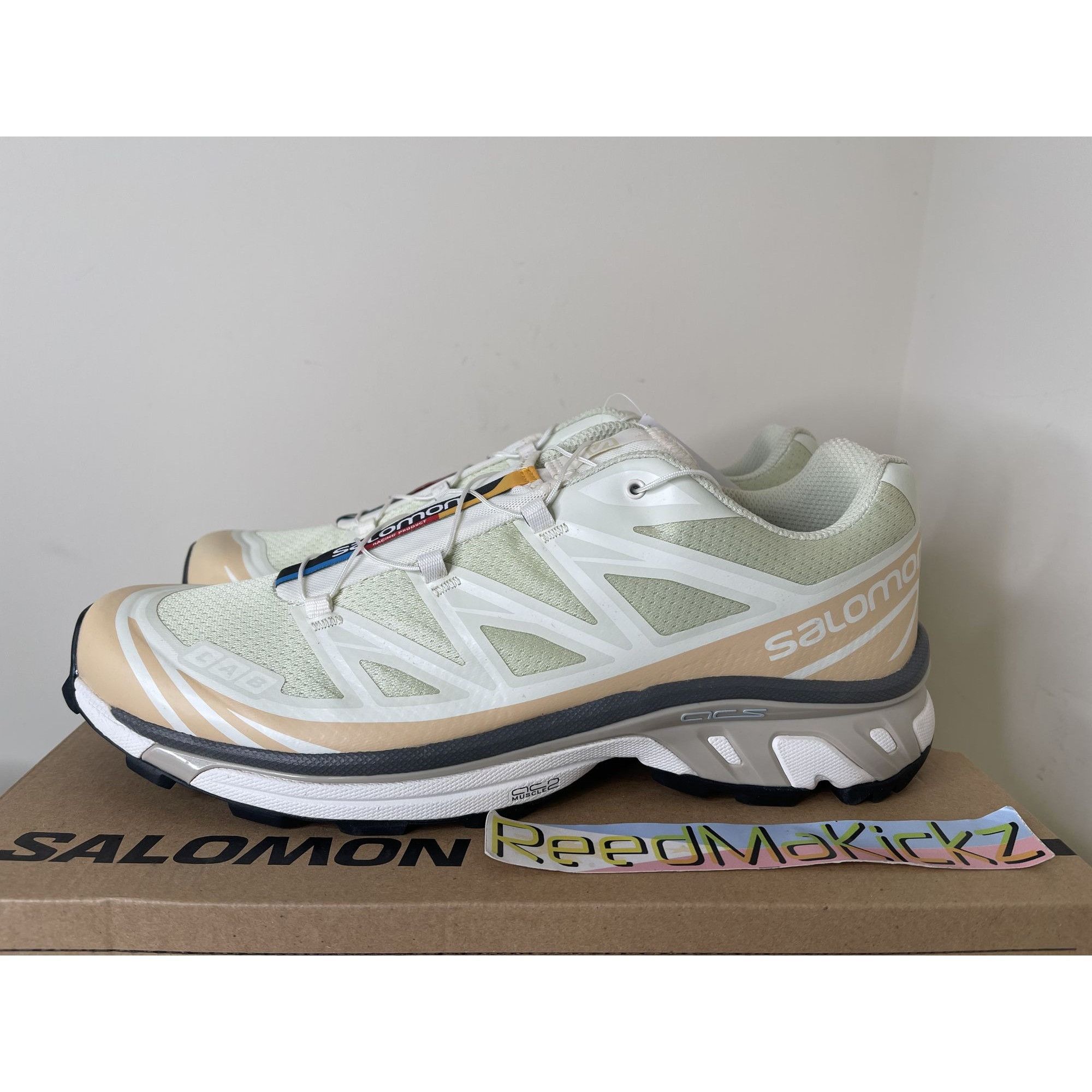 Salomon Salomon XT-6 Aloe Wash Hazelnut Mens 12.5us Size US 12.5 / EU 45-46 - 1 Thumbnail