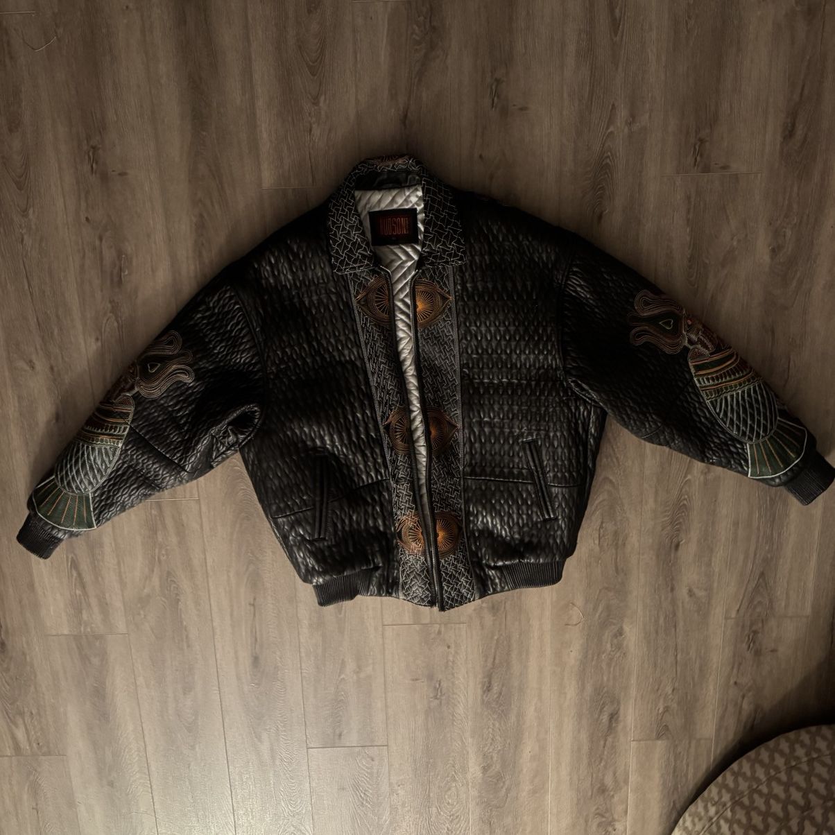 Hudson Outerwear Vintage hudson outerwear multistitch leather bomber Size US XXL / EU 58 / 5 - 5 Thumbnail