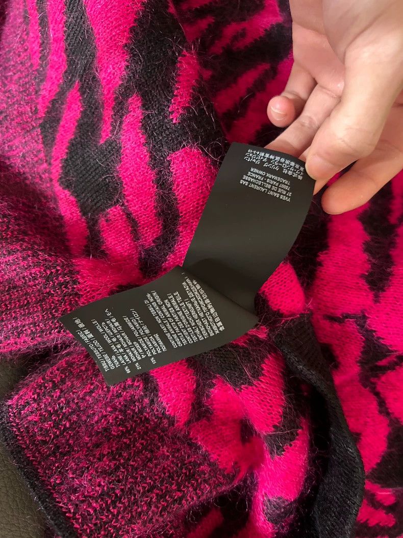 Yves Saint Laurent Saint Laurent 19FW Rose Tiger Sweater 2501-Nextarrow Size US XS / EU 42 / 0 - 4 Thumbnail