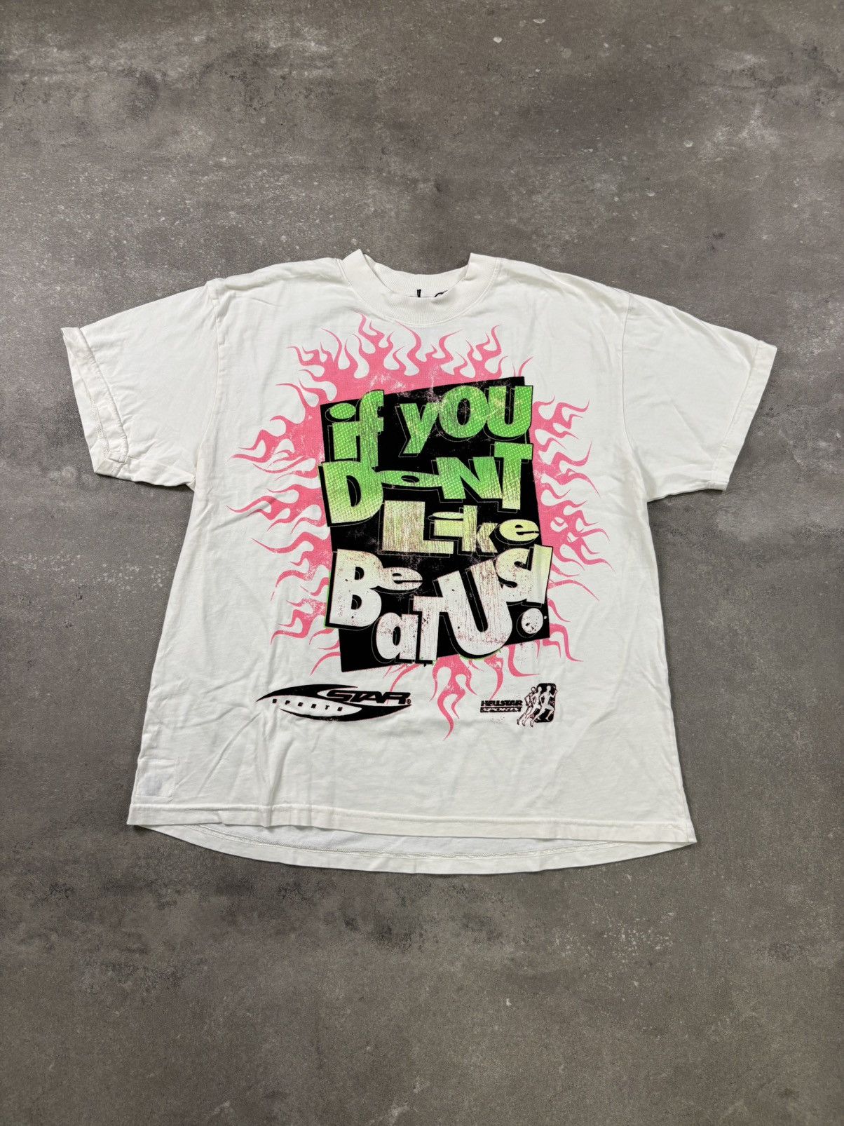 HELLSTAR Hellstar Like Us, Beat Us T-Shirt, White Size US XL / EU 56 / 4 - 1 Thumbnail