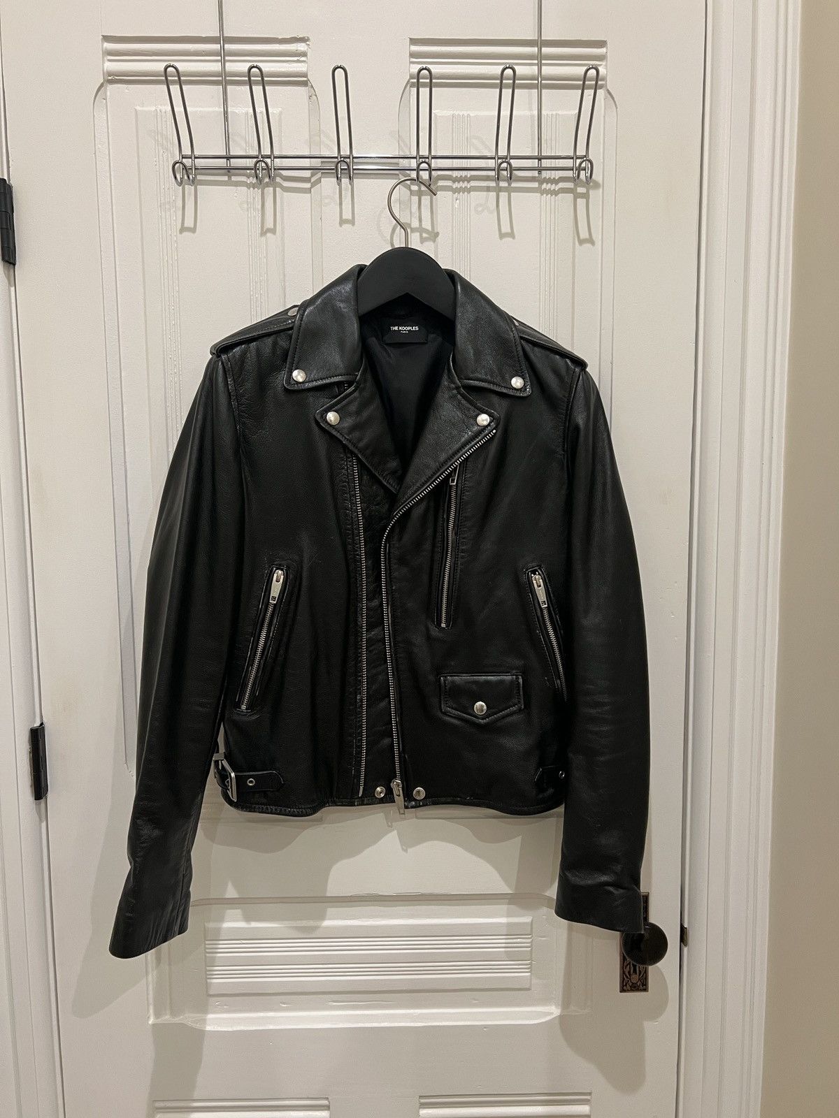 The Kooples The Kooples calfskin leather biker jacket Size US S / EU 44-46 / 1 - 1 Thumbnail