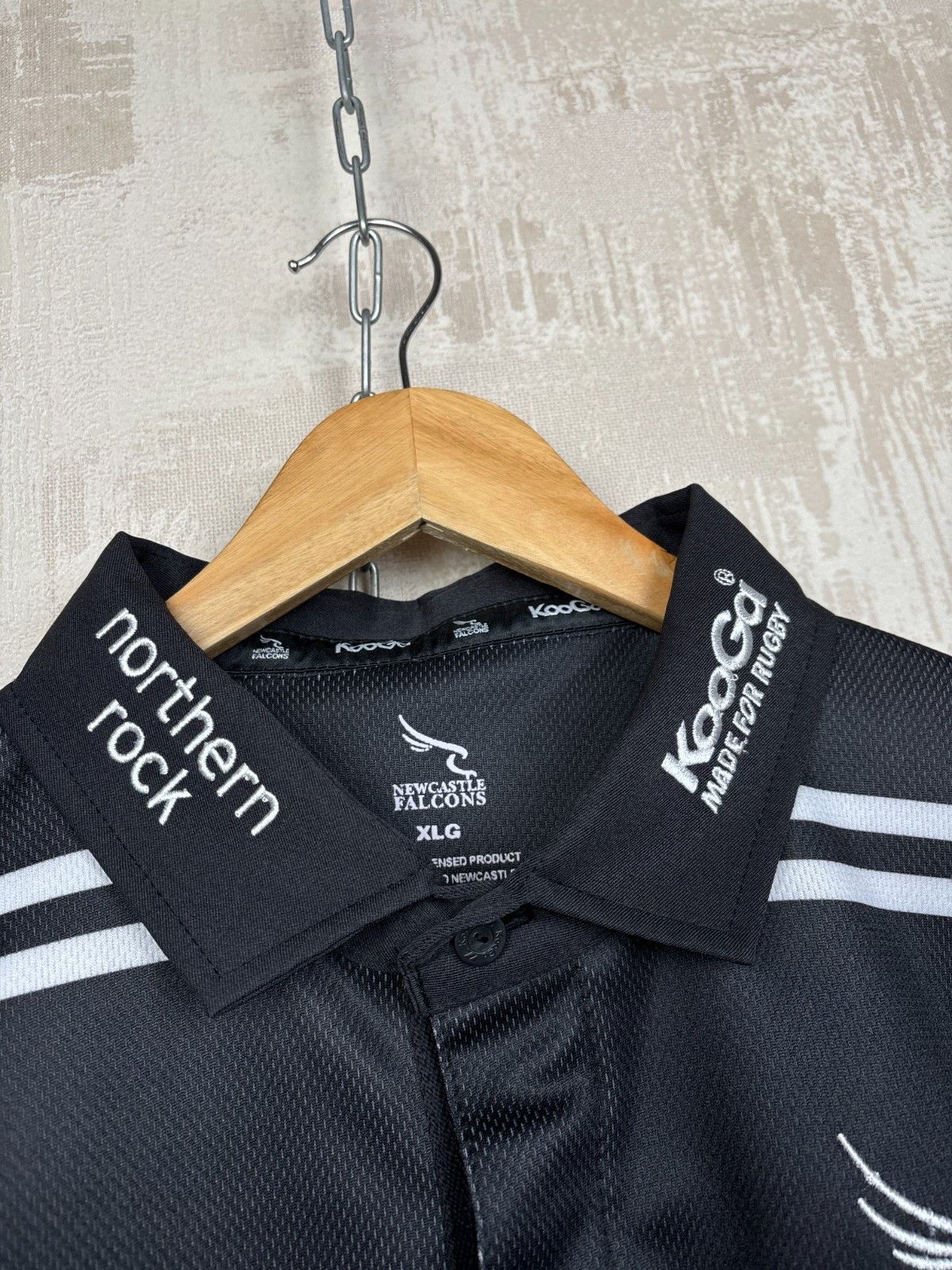 Other UK Newcastle Falcons 2006 2007 Rugby Union Home Shirt L/S Size US XL / EU 56 / 4 - 5 Thumbnail