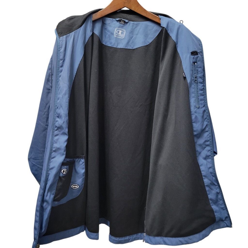 Champion Champion Full-Zip Track Jacket Blue And Black Men’s Size US XXL / EU 58 / 5 - 5 Thumbnail