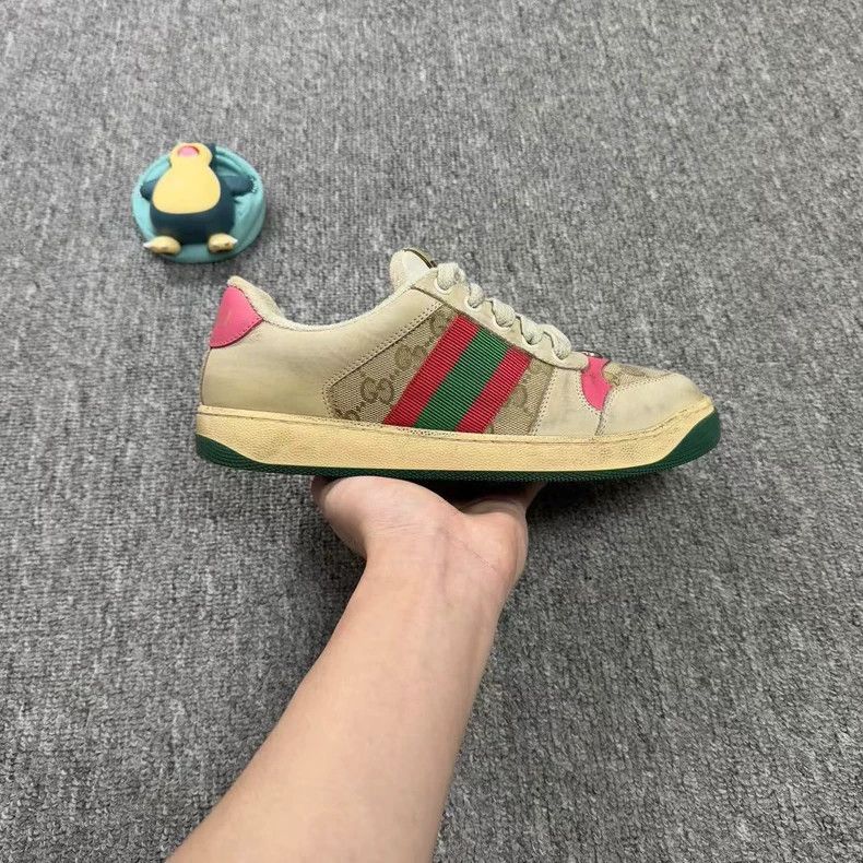Gucci Gucci Dirty Sneakers in Wood Color-2505 Size US 7.5 / IT 37.5 - 5 Thumbnail