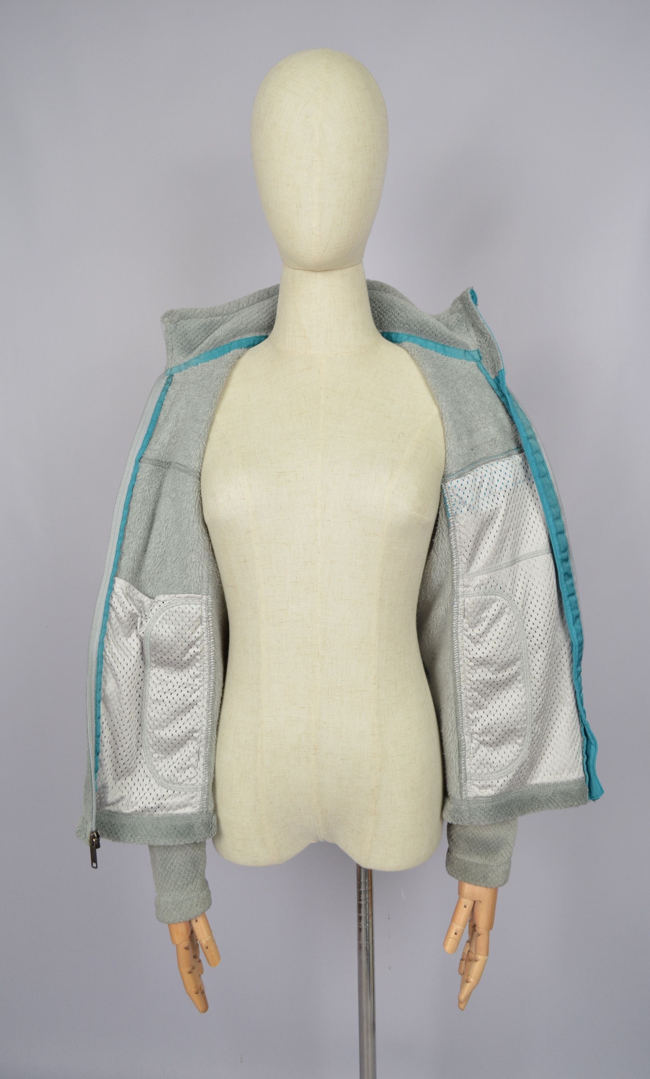 Patagonia × Vintage Patagonia Grey Re-Tool Full Zip Fleece Jacket Size S Outdoor Size S / US 4 / IT 40 - 9 Thumbnail