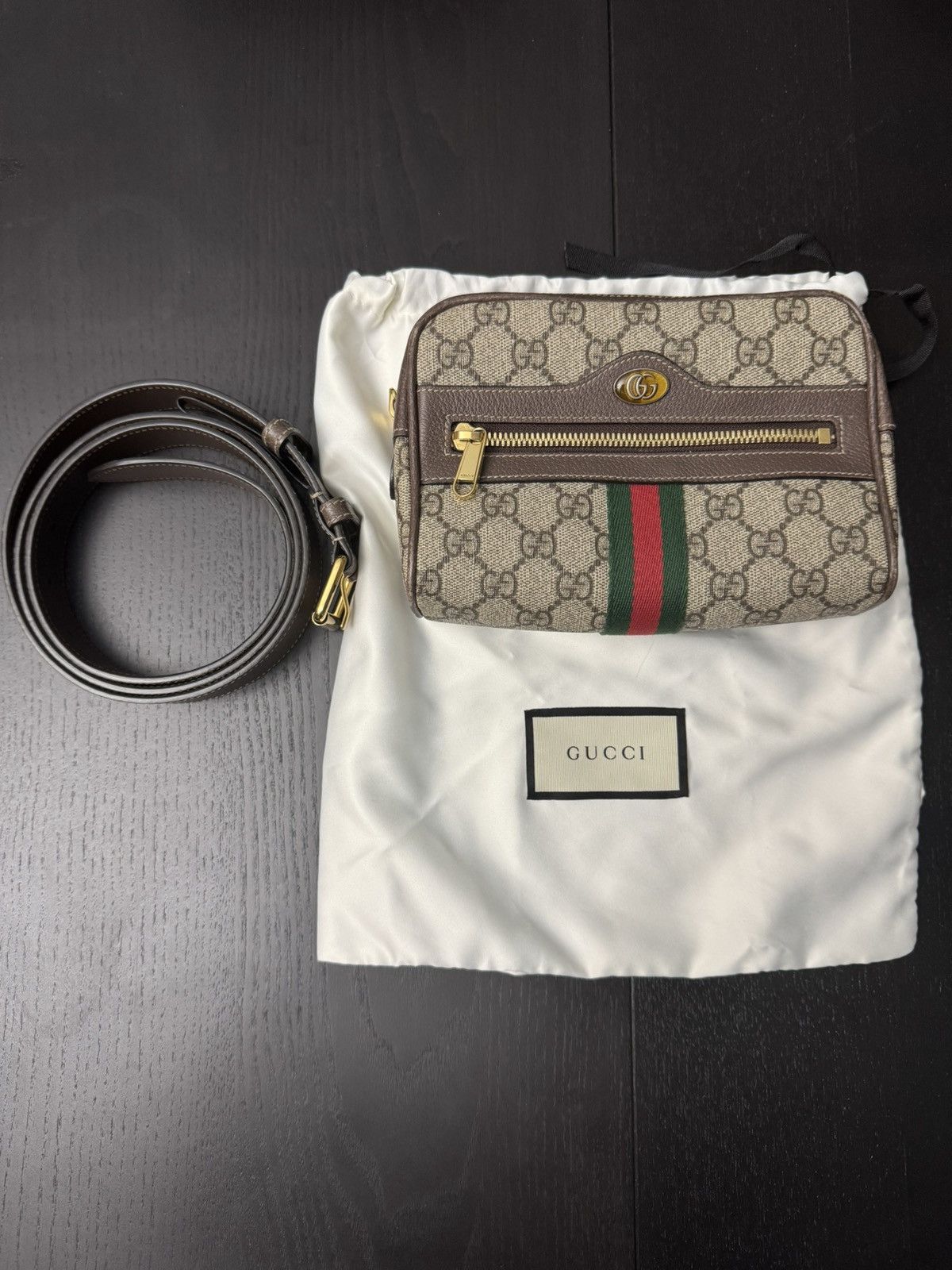 Gucci Gucci Ophidia GG Supreme Belt Bag Size 46 - 3 Thumbnail