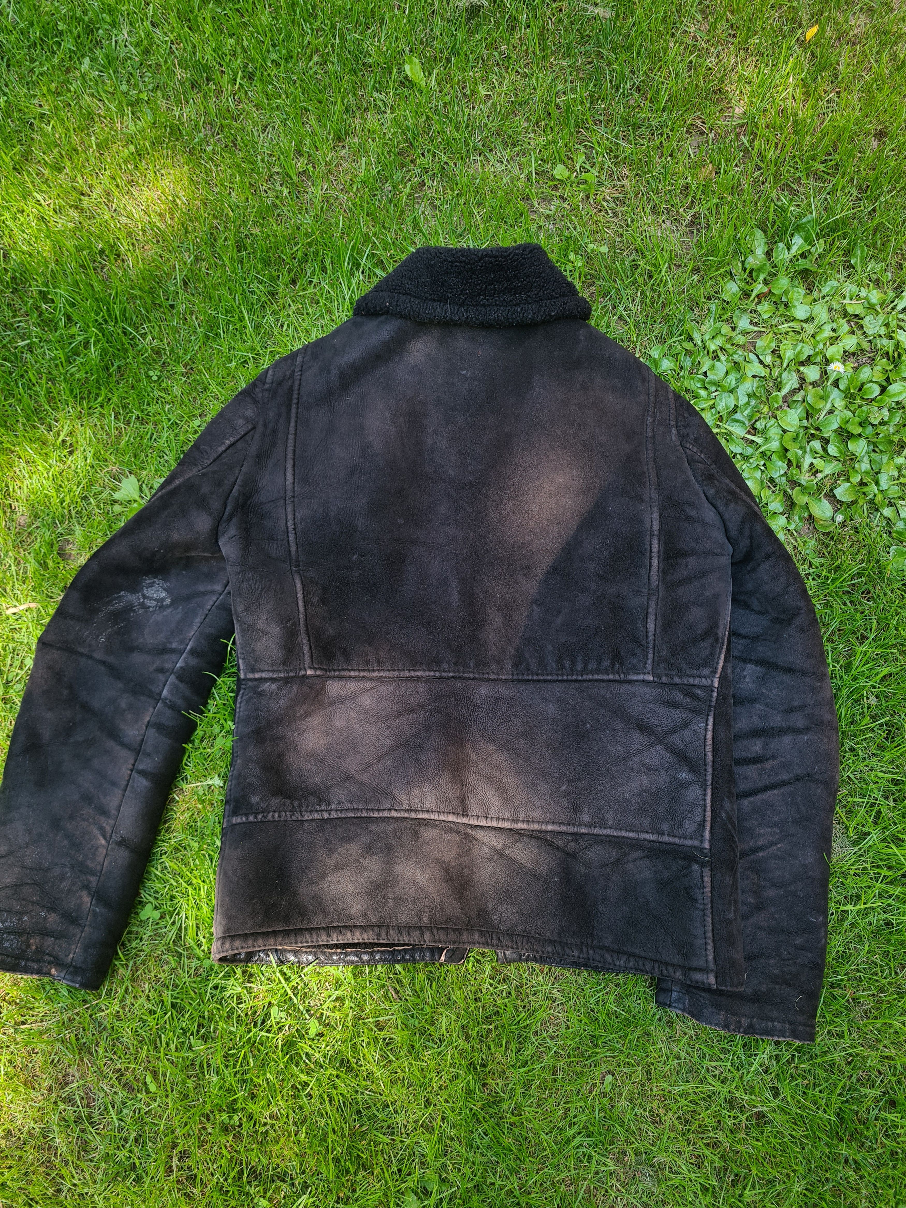 Vintage Vintage Fur Leather Jacket Size US L / EU 52-54 / 3 - 4 Thumbnail