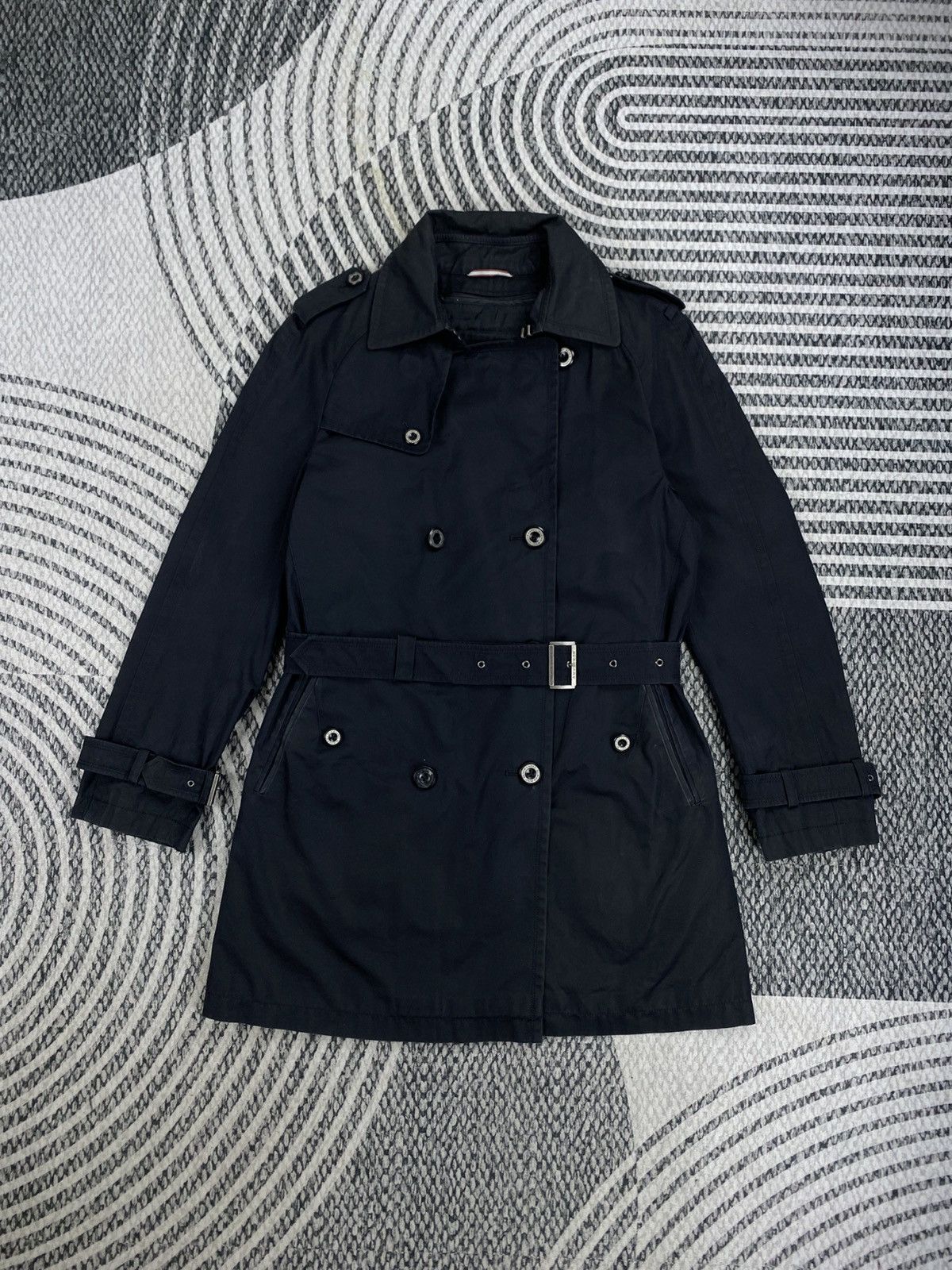 Burberry 🔥Burberry Black Label Trench Coat Belted Jacket Size US M / EU 48-50 / 2 - 5 Thumbnail