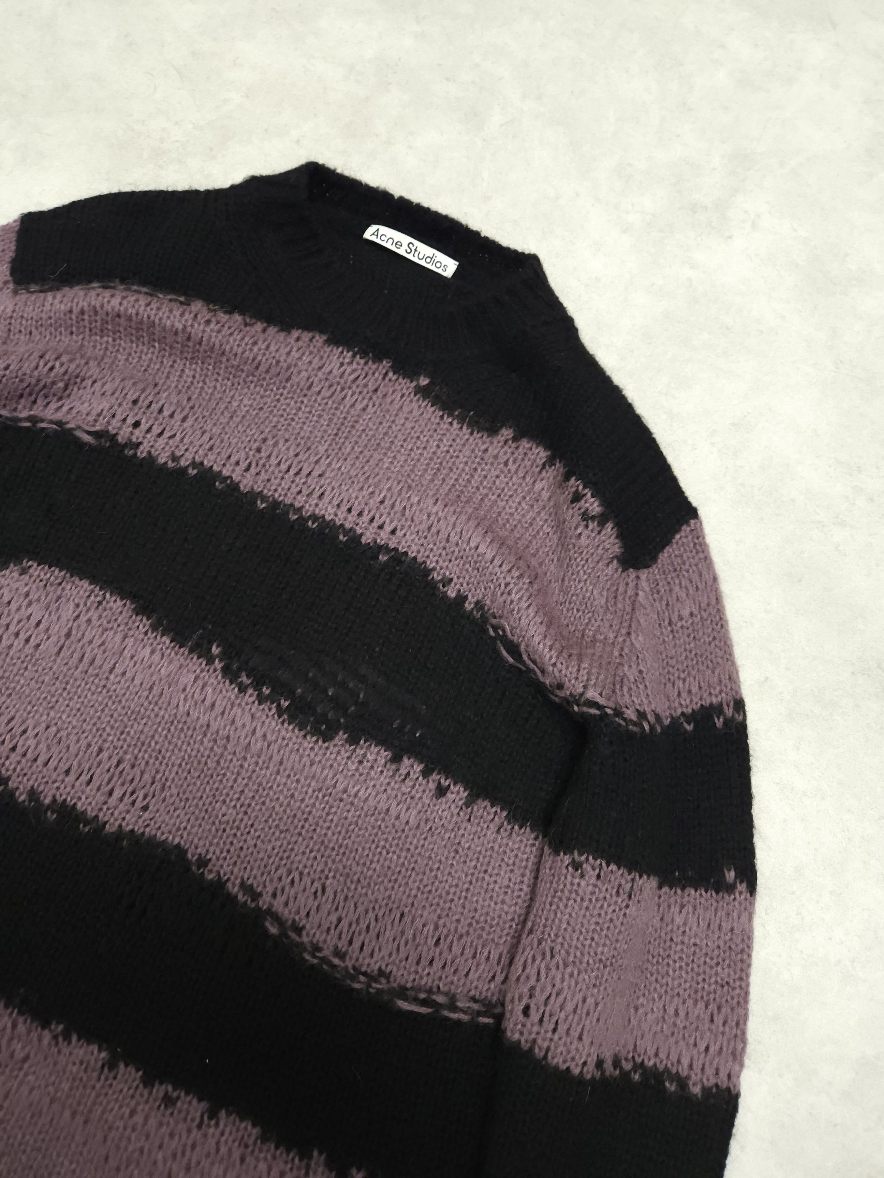 Acne Studios Acne studios distressed striped mohair knit Size US M / EU 48-50 / 2 - 4 Thumbnail