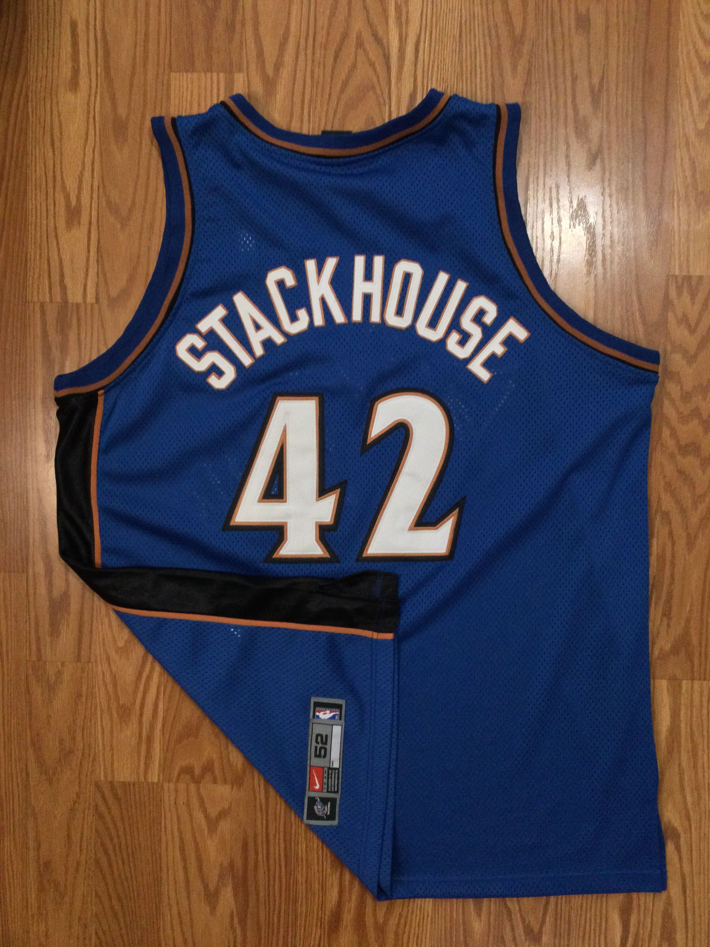 Nike Authentic Washington Wizards Jerry Stackhouse Nike Jersey Size US XXL / EU 58 / 5 - 9 Thumbnail