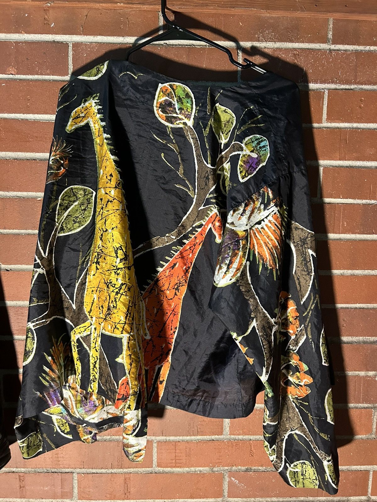 Chicos × Vintage Vintage 100% Silk Safari All Over Print Chico's Buttonup Size US L / EU 52-54 / 3 - 2 Thumbnail