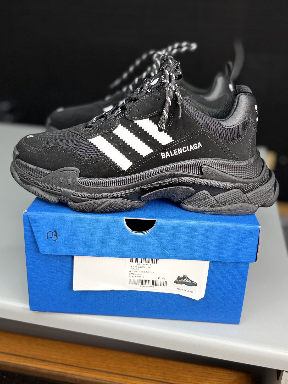 Balenciaga Arena Sneaker Pelle S Gomm Noir | Grailed