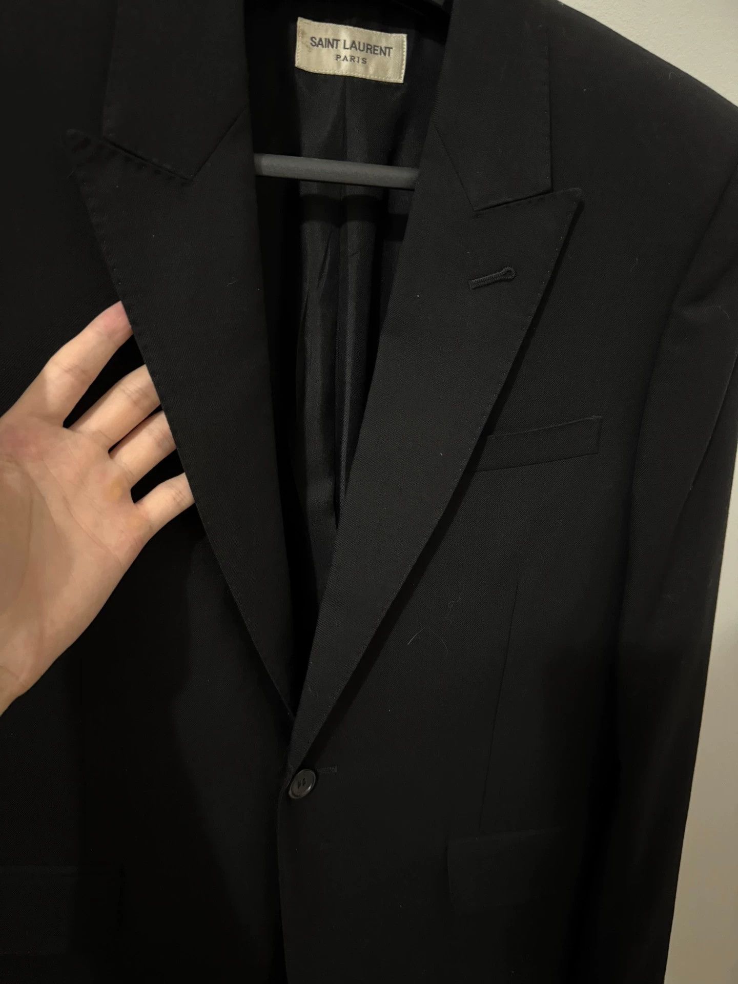 Saint Laurent Paris Authentic Saint Laurent SLP16FW peaked-lapel Smoking suit. Size 46R - 4 Thumbnail