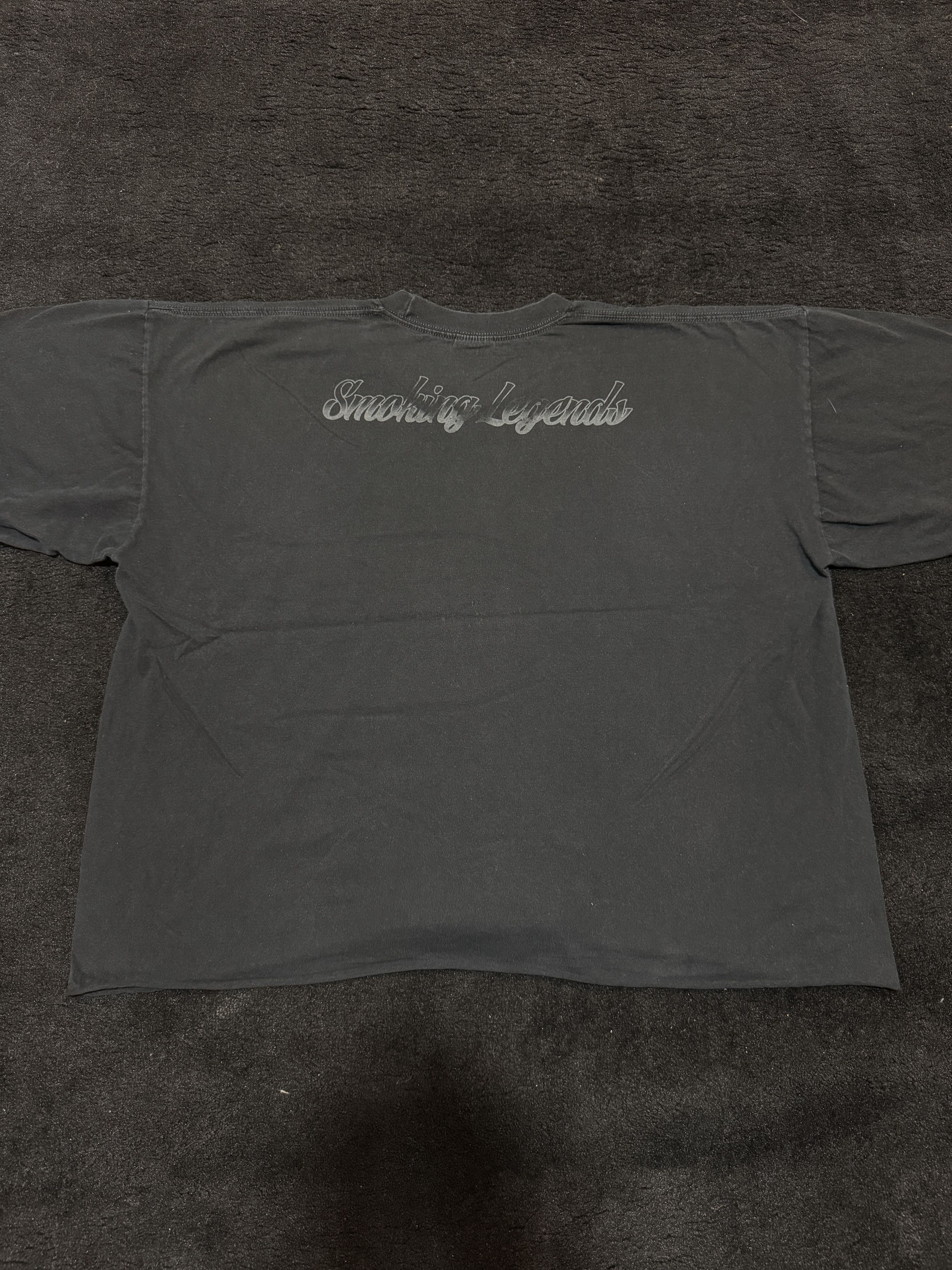 Band Tees Vintage Tupac 2pac Biggie Bob Marley Smoke Legend Cropped Size US XXL / EU 58 / 5 - 2 Thumbnail