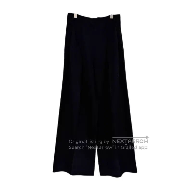 Hermes Hermes Black Wool Fabric Suit Trousers Size 26" / US 2 / IT 38 - 1 Thumbnail