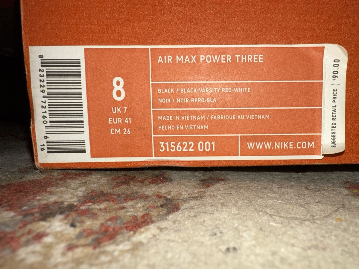 Nike Nike Air Max “Power Three” Vintage 2006, removable straps! 8 Size US 8 / EU 41 - 6 Thumbnail