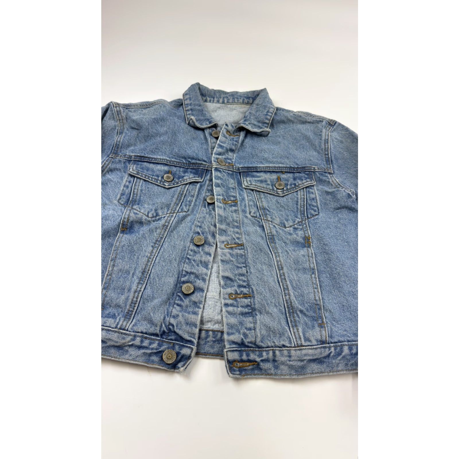 Denime VINTAGE J. Galt Denim Jacket Womens Small Blue Trucker Jean Coat Casual 90s Grunge Size 28" / US 6 / IT 42 - 3 Thumbnail