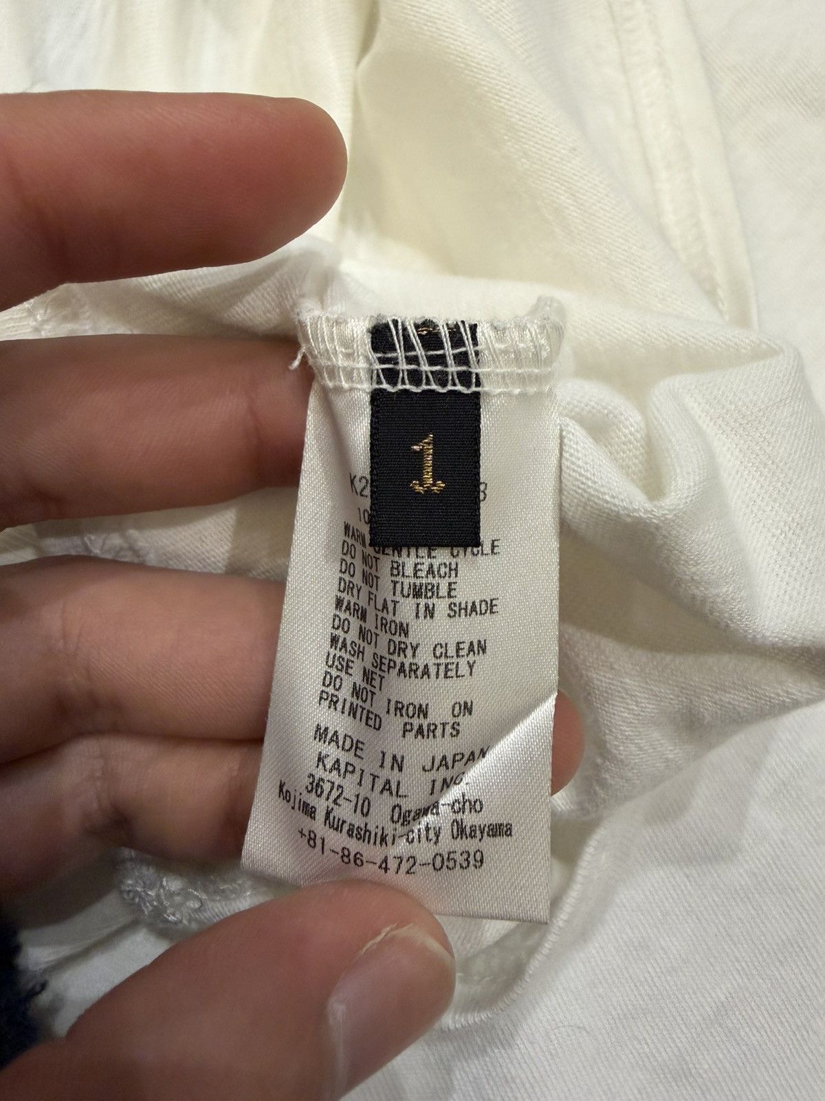 Kapital Kapital Flag Logo Oversized Tee Size US S / EU 44-46 / 1 - 5 Thumbnail
