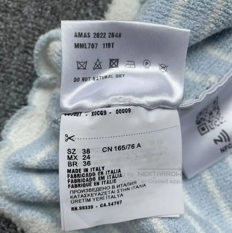 Miu Miu Miu Miu Summer Blue Nylon T-Shirt . Size M / US 6-8 / IT 42-44 - 7 Thumbnail