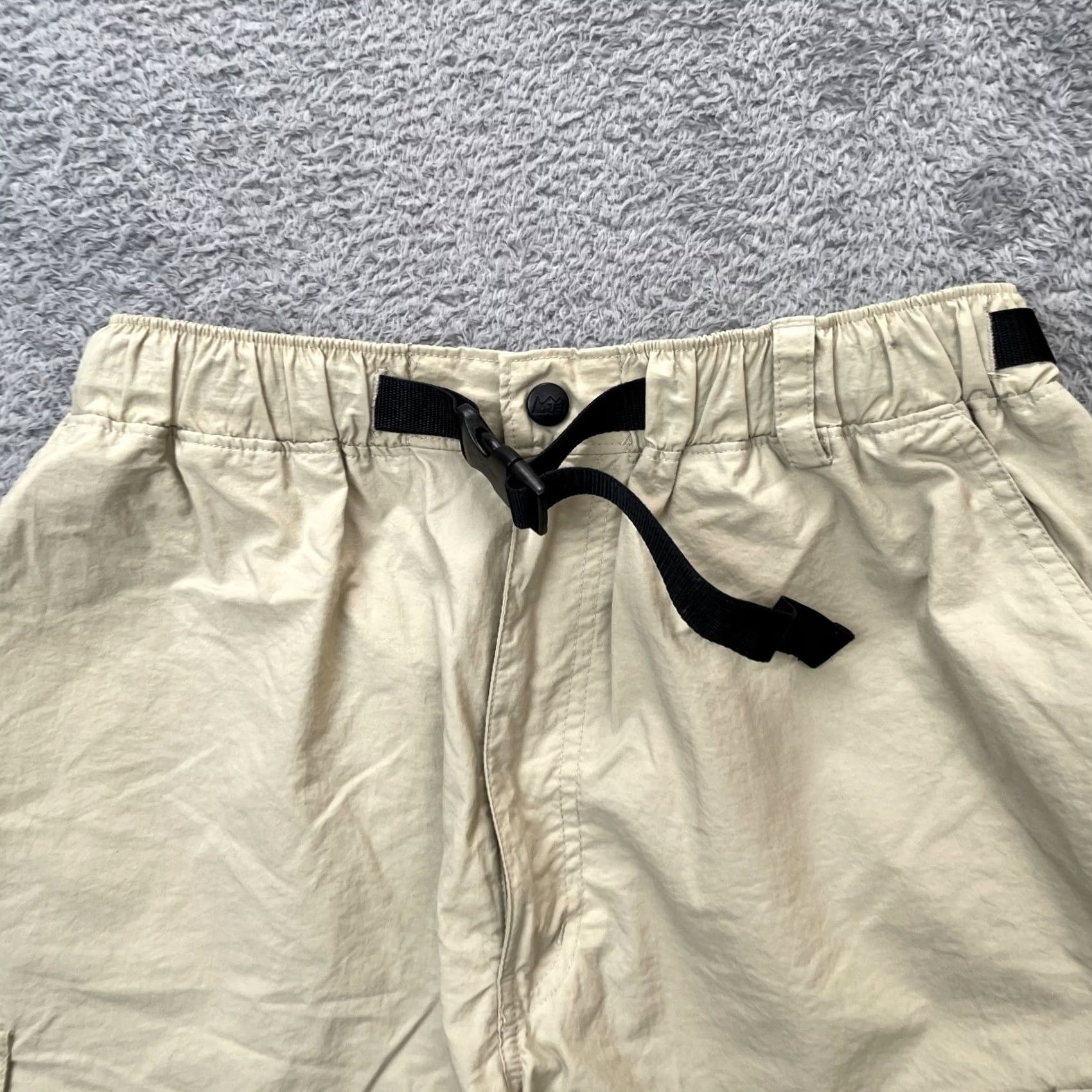 Vintage VINTAGE REI Shorts Mens Medium Beige Cargo Pockets Belted Waist Outdoor Camping Size US 28 / EU 44 - 6 Thumbnail