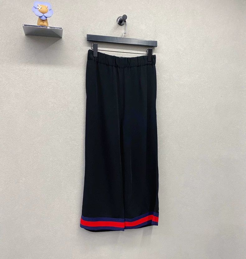 Gucci Gucci Black side striped trousers 2502-Nextarrow Size US 36 / EU 52 - 3 Thumbnail
