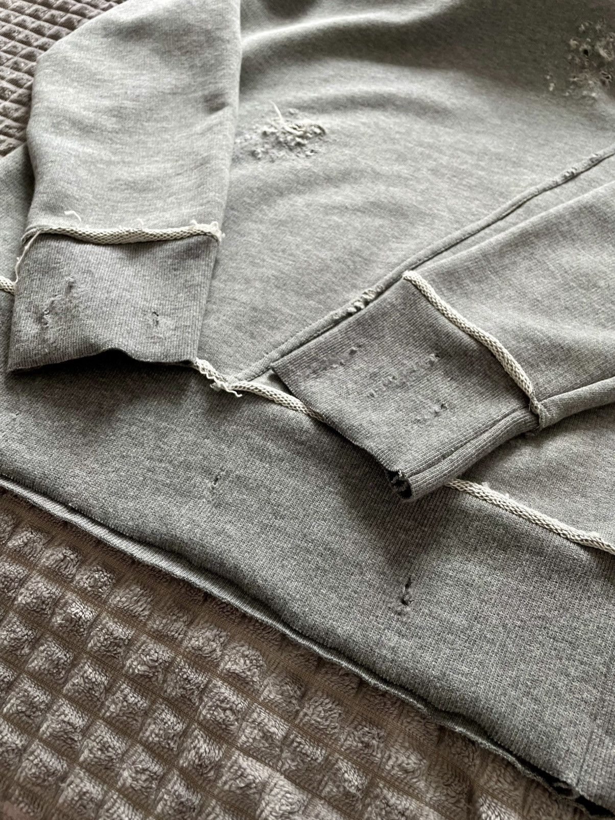Marc Point Venezia Marc Point/SSSR Venezia Distressed Patch Asymmetrical Hoodie Size US M / EU 48-50 / 2 - 12 Thumbnail