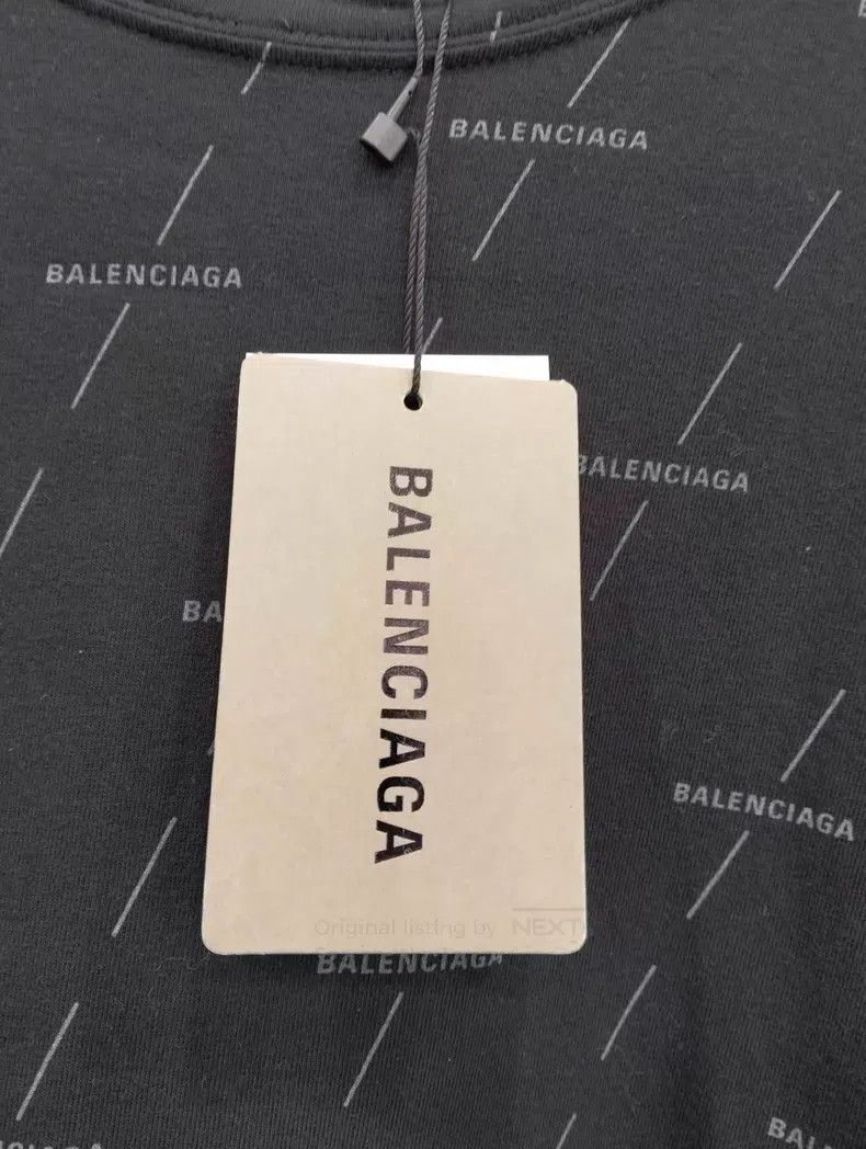 Balenciaga Balenciaga All-over logo short-sleeve T-shirt - Size 2 Size US M / EU 48-50 / 2 - 6 Thumbnail