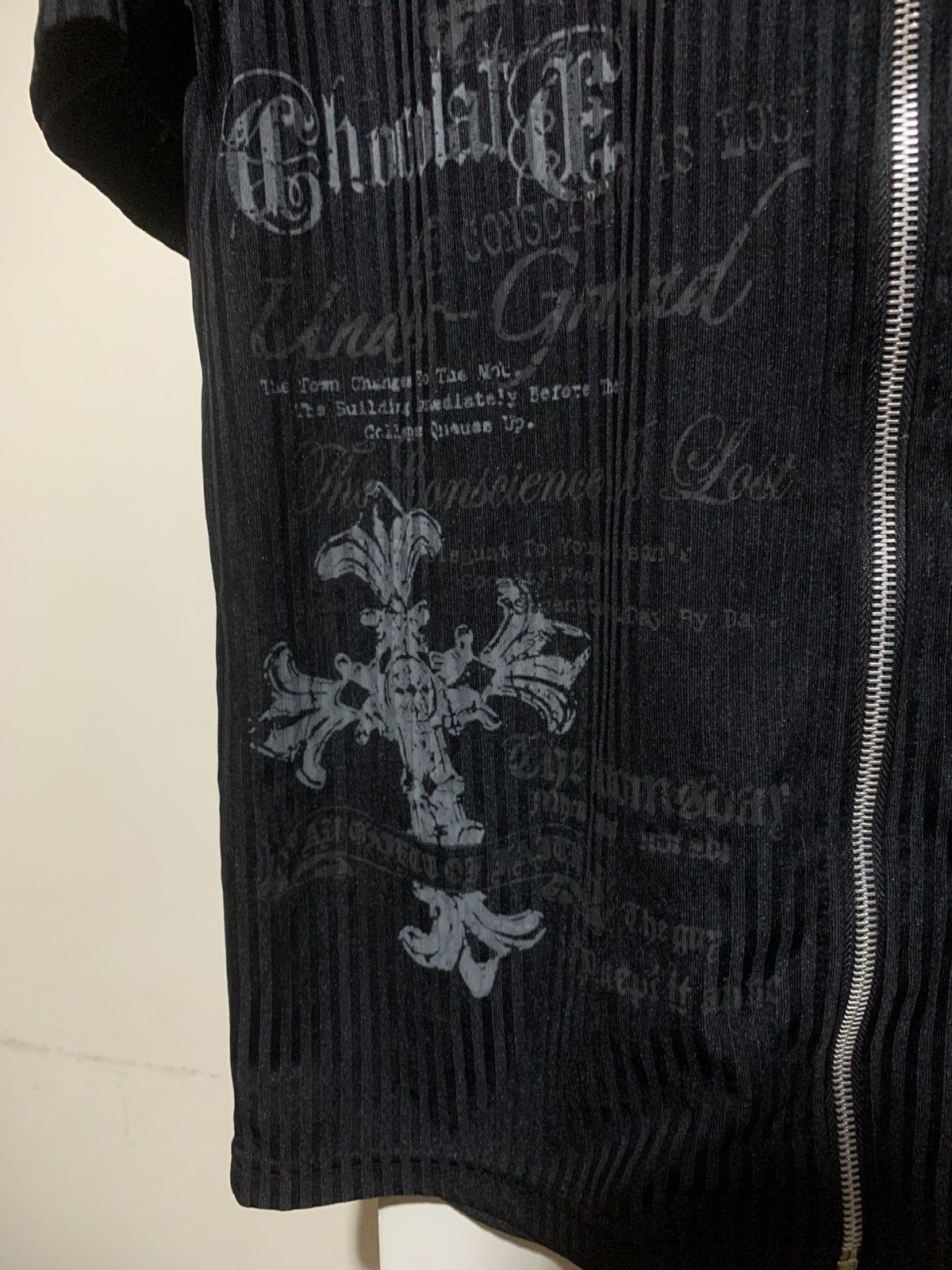 14th Addiction Japanese Beaumere Poem Skull and Cross With Hoodie Tee Size US L / EU 52-54 / 3 - 10 Thumbnail